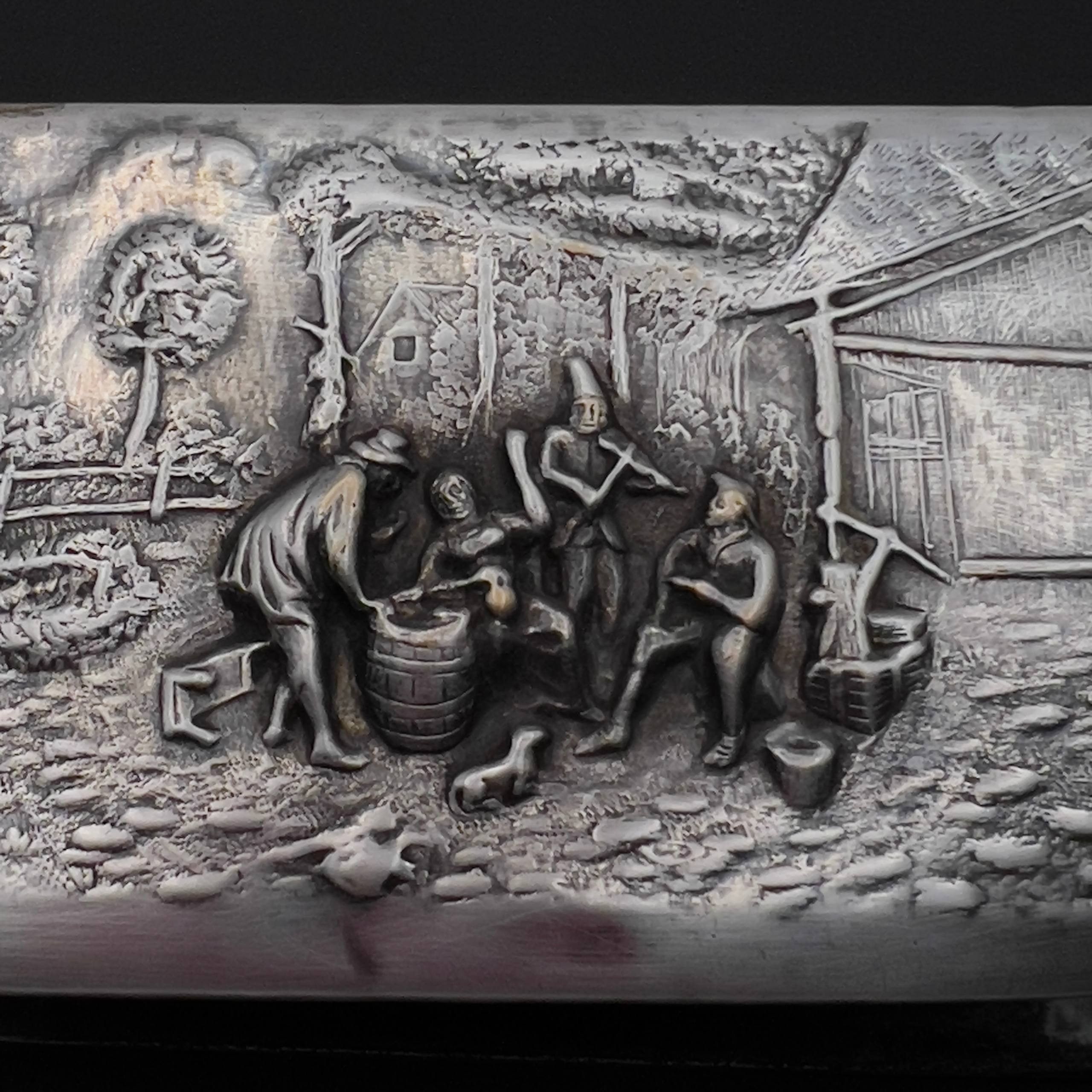 Vintage Large Vintage Silver Plated Matchstick Holder Germany Size ONE SIZE - 10 Thumbnail