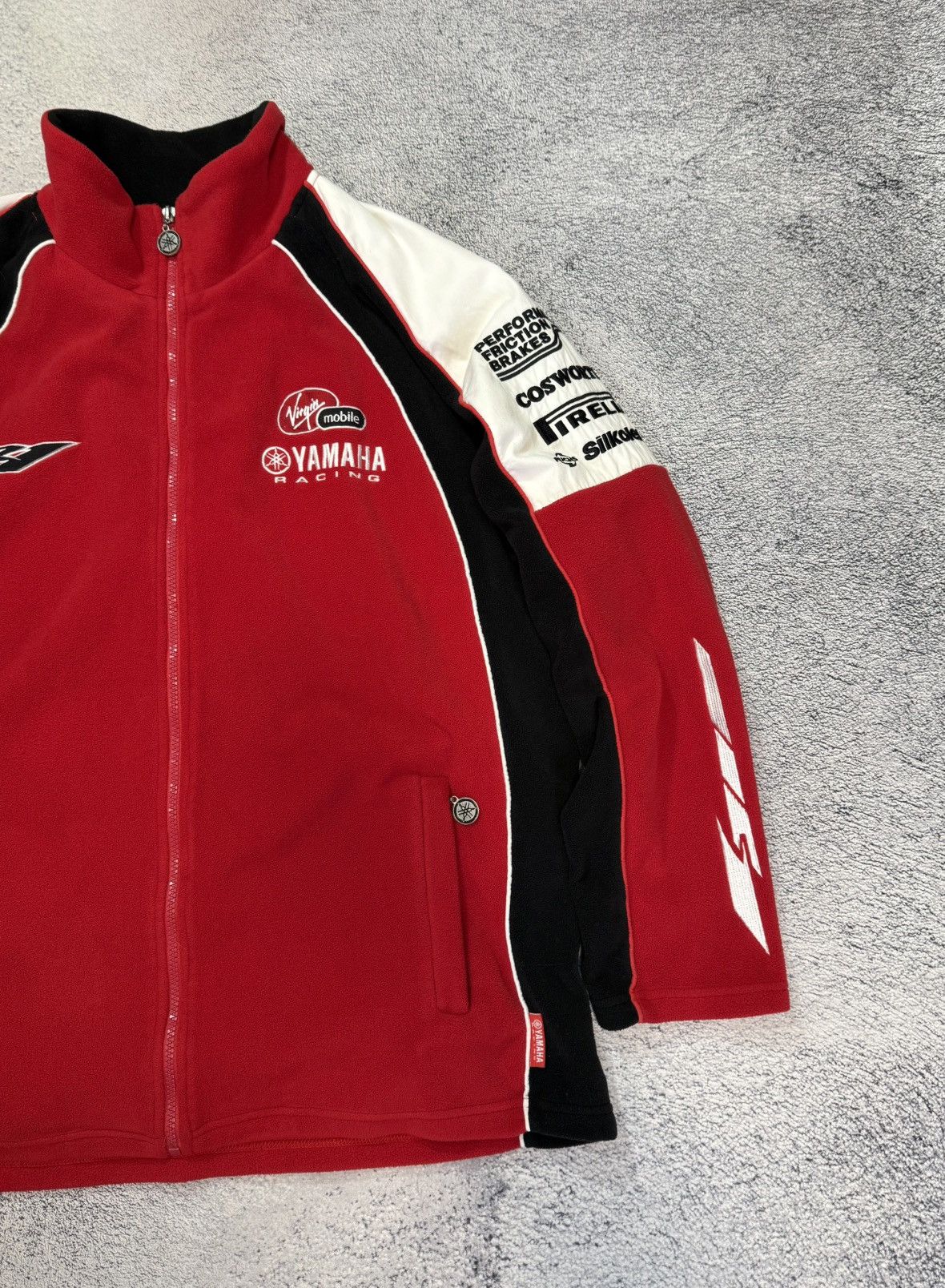 Yamaha Yamaha Racing R1 Fleece Jacket Vintage Virgin Mobile Men L Size US L / EU 52-54 / 3 - 7 Thumbnail