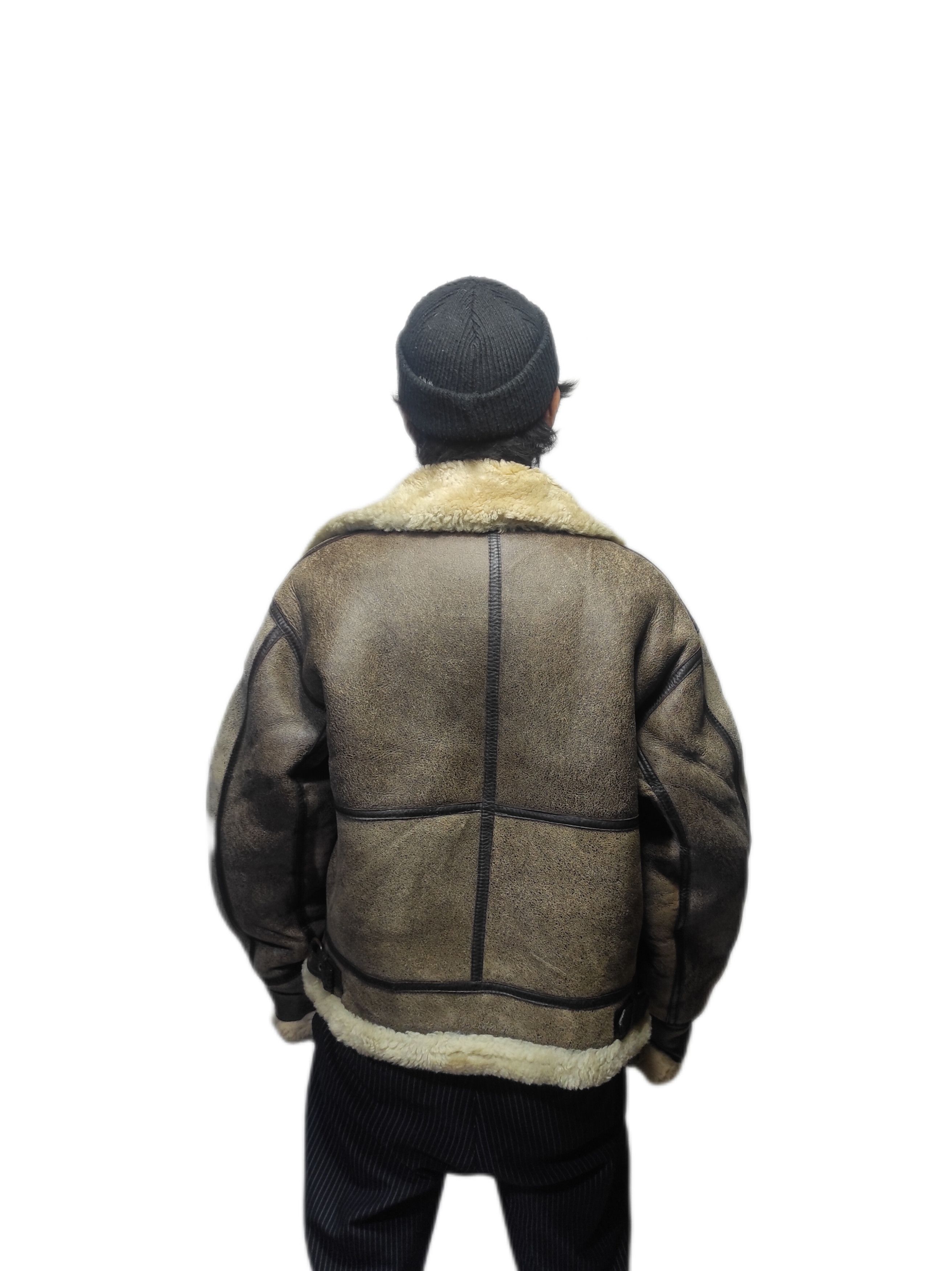 Japanese Brand Beautiful Bomber Flight Jacket Type -B3 Genuine Sheepskin Size US M / EU 48-50 / 2 - 3 Thumbnail