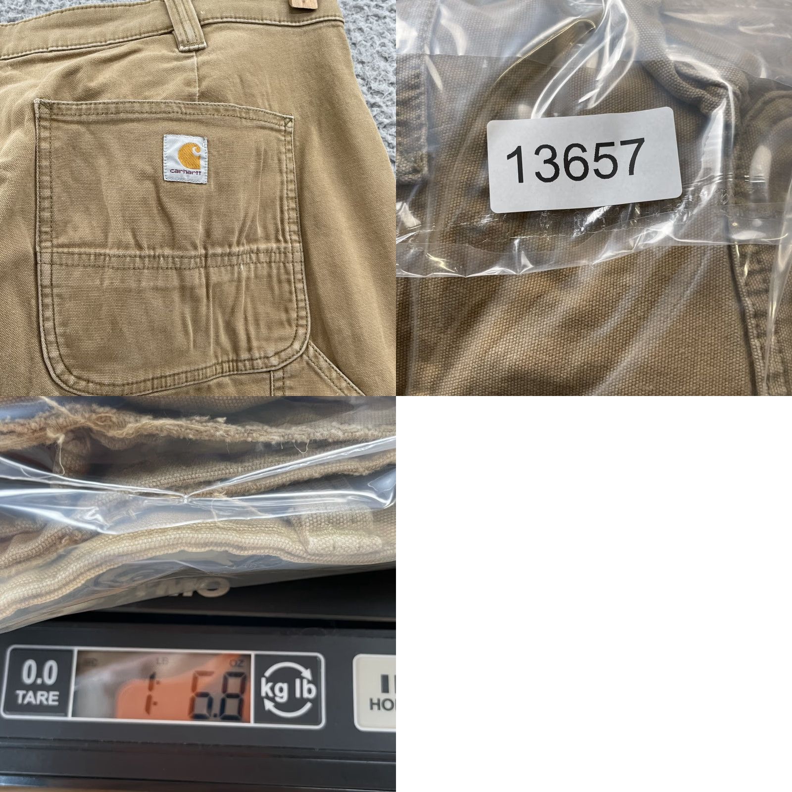 Carhartt Carhartt Carpenter Pant Women 18Tall Crawford Khaki Rugged Flex Workwear Utility Pant Size 40" / US 18 - 9 Thumbnail