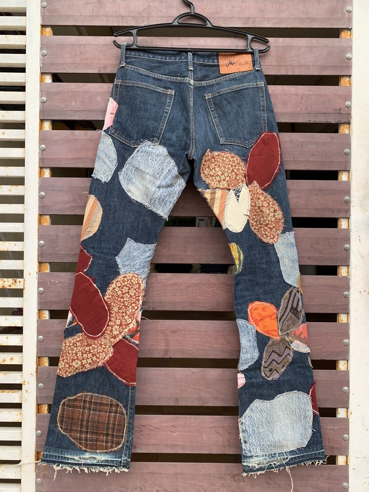 Kapital Kountry FLARE KAPITAL JEANS HIPPIE SELVEDGE INSANE. Size US 29 - 2 Thumbnail