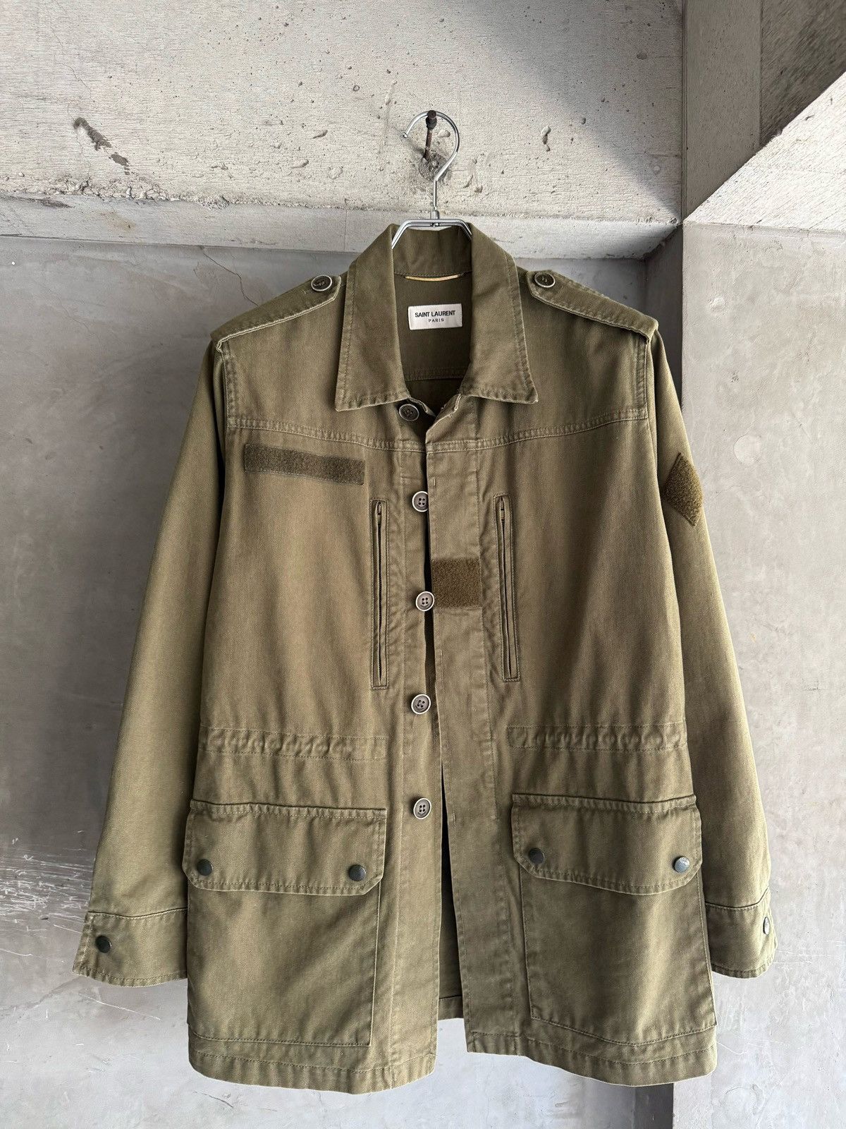 SAINT LAURENT PARIS 16AW MILITARY COAT