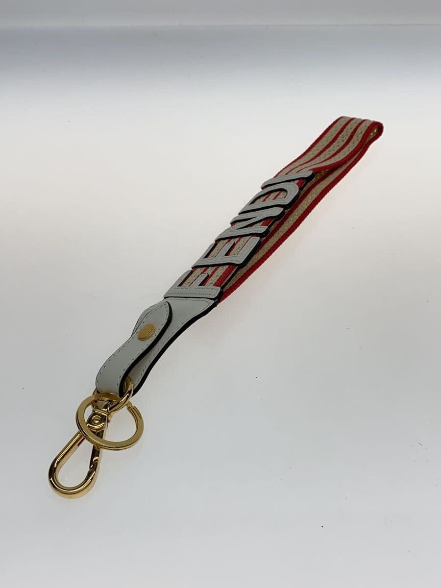 Fendi Fendi Strap You Keychain White Size ONE SIZE - 4 Thumbnail