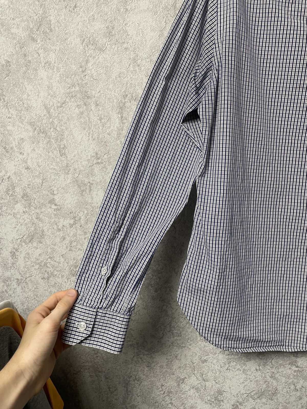 Louis Vuitton Louis Vuitton Checkered Logo Long Sleeve Shirt Size US M / EU 48-50 / 2 - 20 Thumbnail