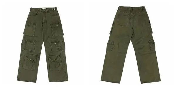 VIBE Utility grunge multi pocket cargo pants Size US 32 / EU 48 - 4 Thumbnail