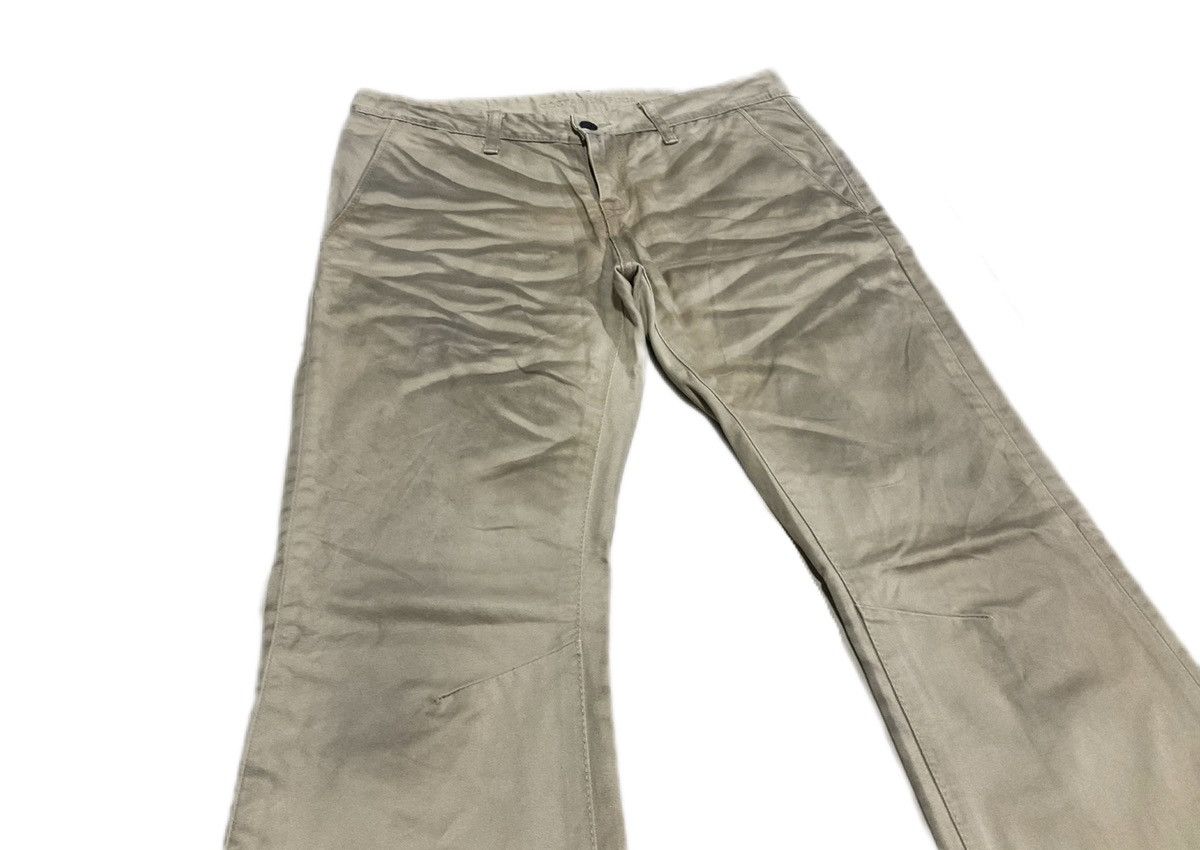 GOSTAR DE FUGA × Hysteric Glamour × If Six Was Nine 🔥Sick Y2K Gostar De Fuga Clawmark Flared Pants Khaki LGB Size US 32 / EU 48 - 2 Thumbnail