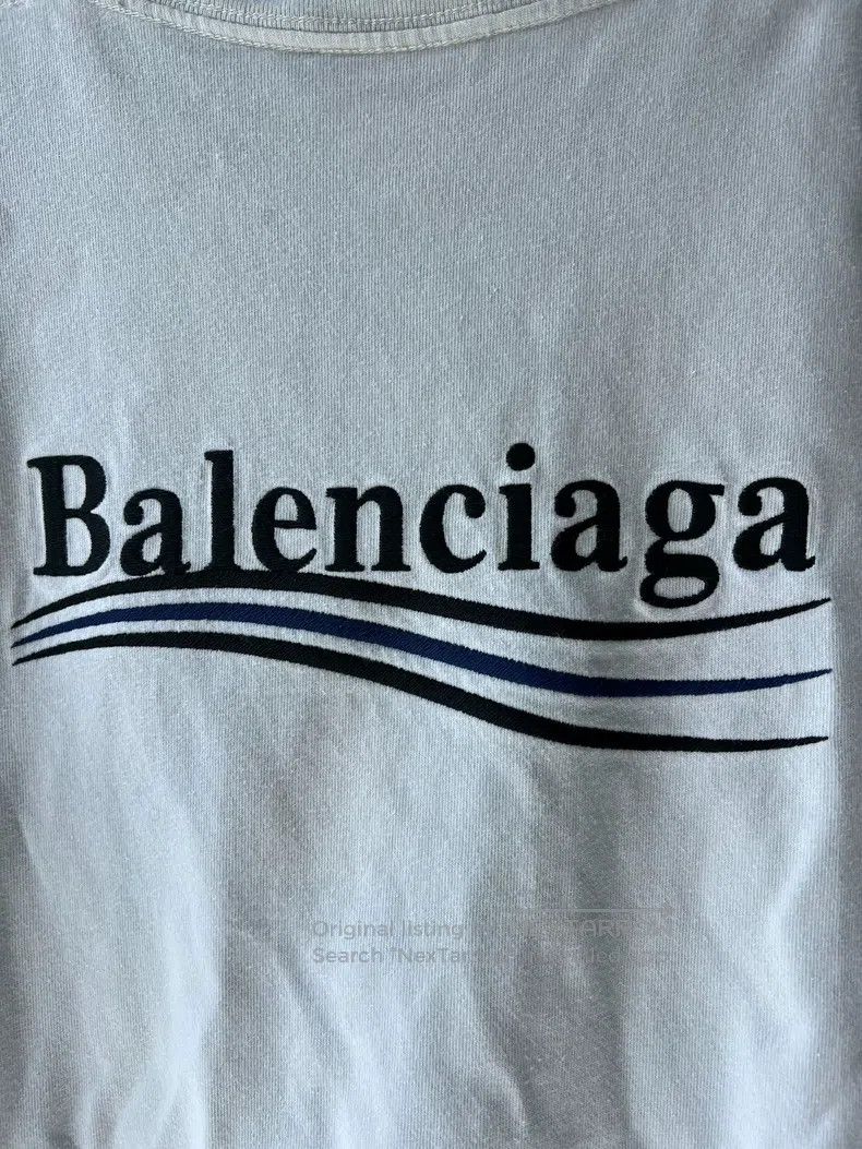 Balenciaga Balenciaga Coca-Cola Embroidered Short Sleeve T-Shirt, Siz Size US XS / EU 42 / 0 - 6 Thumbnail