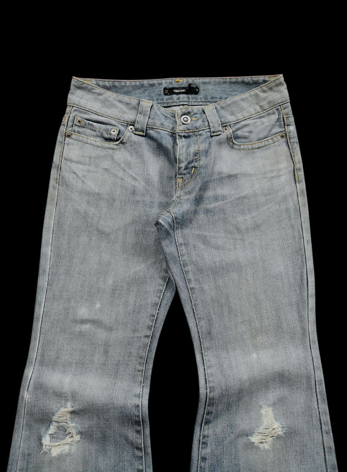 Tornado Mart Vintage Tornado Mart Flare Distressed Jeans Size US 29 - 9 Thumbnail