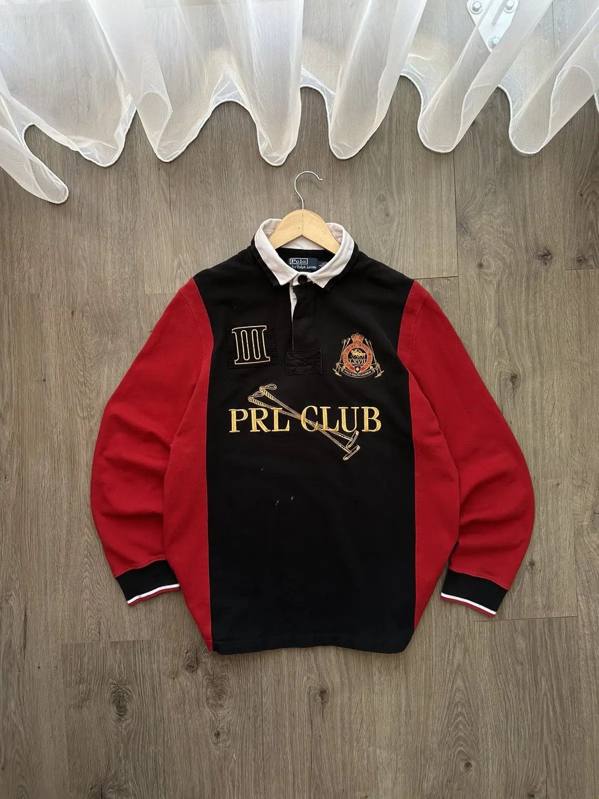 Polo Ralph Lauren × Vintage Vintage Polo Ralph Lauren Rugby PRL CLUB Sweatshirt Size US L / EU 52-54 / 3 - 2 Thumbnail