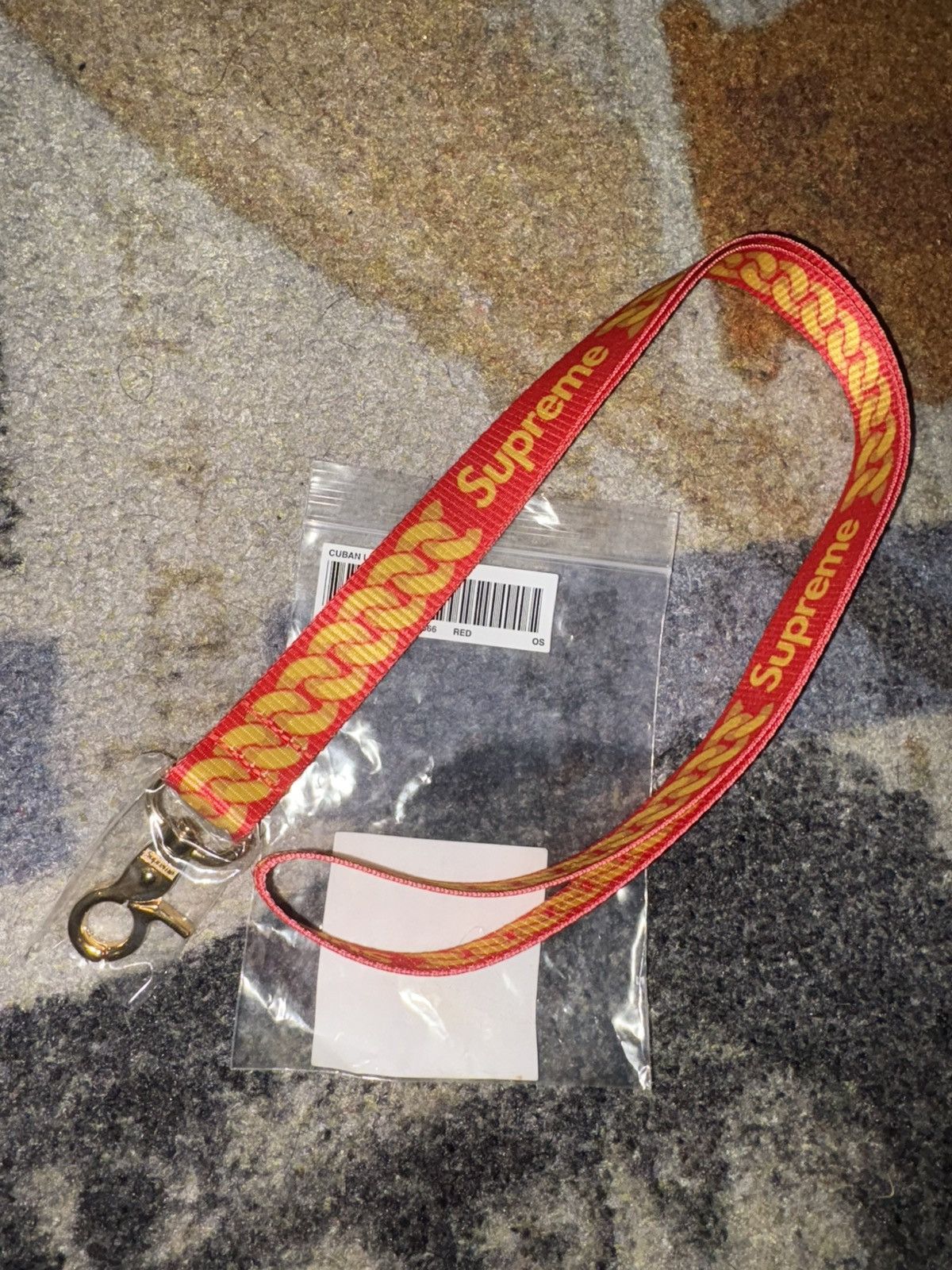 Supreme Supreme Cuban Links Lanyard Black | Grailed