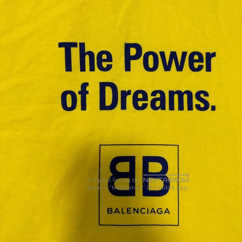 Balenciaga Balenciaga Short Sleeve - Yellow S Size Size US S / EU 44-46 / 1 - 4 Thumbnail