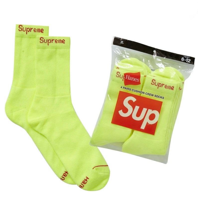 Supreme Supreme x Hanes Socks (4 colors) Size ONE SIZE - 5 Thumbnail