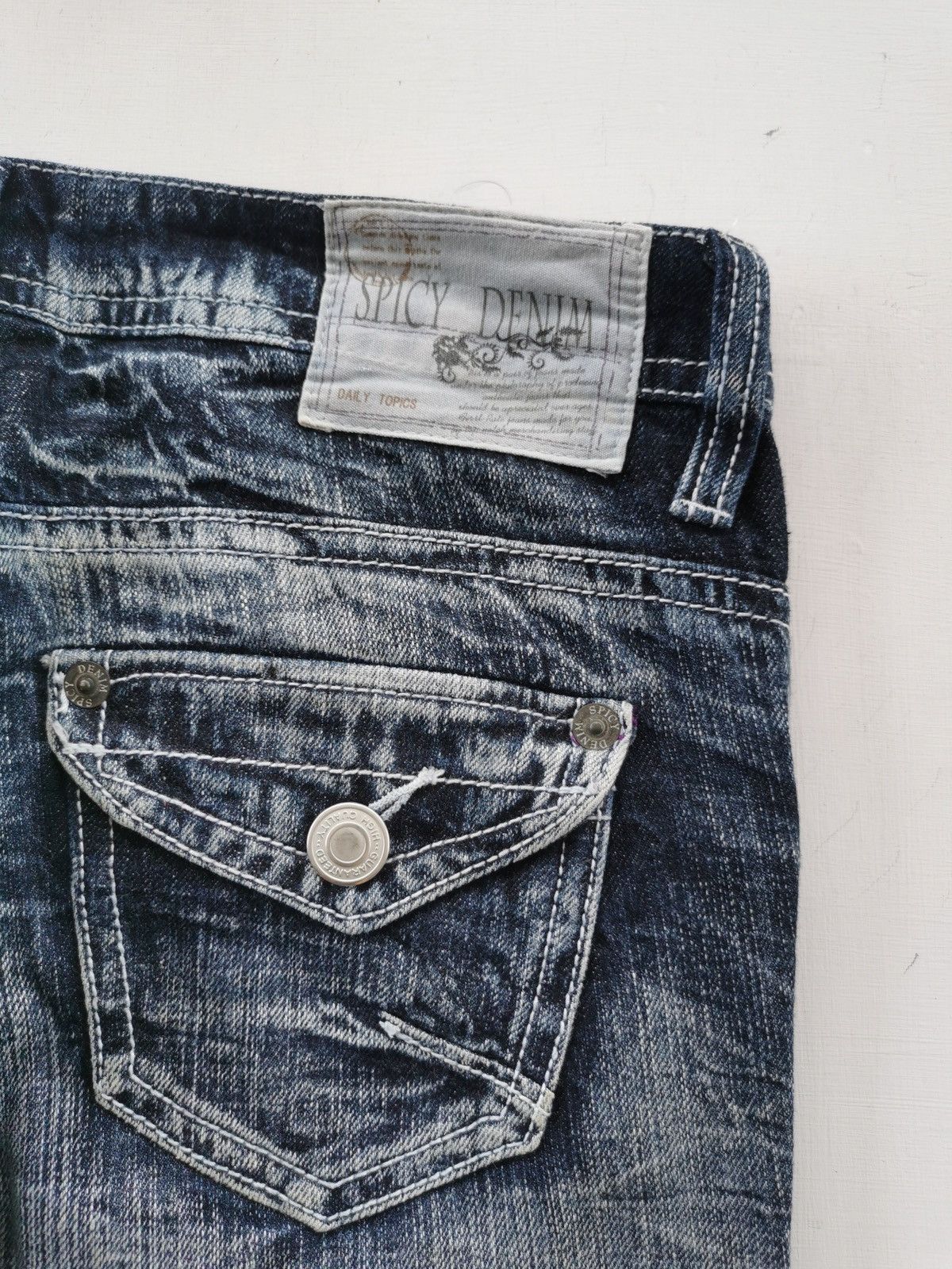 Japanese Brand Boro Bootcut Theoria Spicy Denim Jeans Undercover Inspire Size 31" - 7 Thumbnail