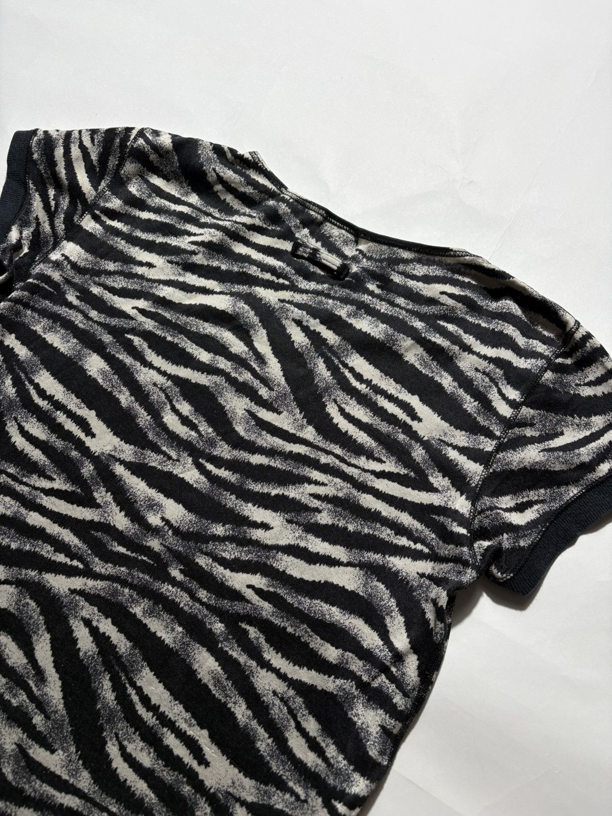 Jean Paul Gaultier 90’s JEAN PAUL GAULTIER HOMME ZEBRA PATTERN SHIRT Size US S / EU 44-46 / 1 - 3 Thumbnail