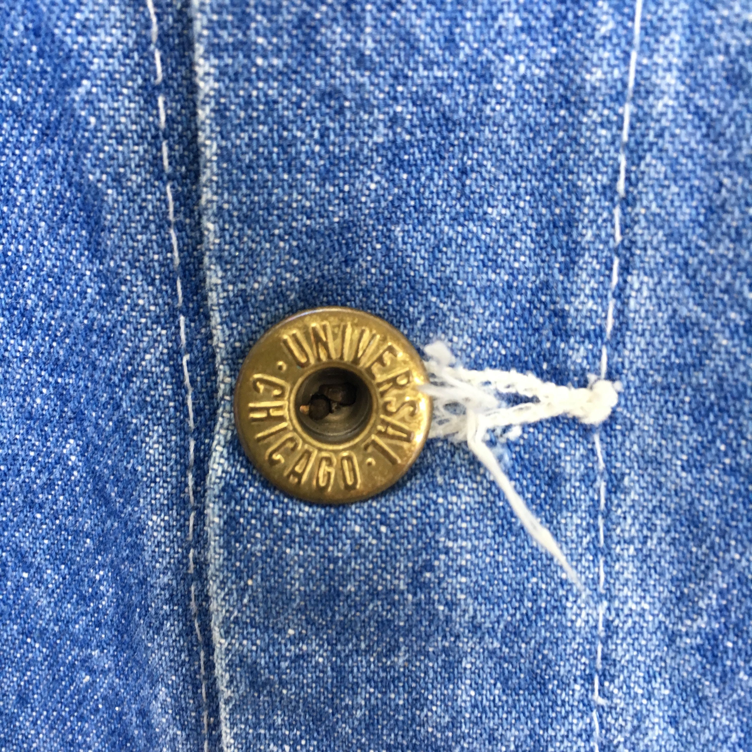 Universal Overall Chicago Vintage 90's Universal Overall Stone Cutter Usa Denim Size US L / EU 52-54 / 3 - 8 Thumbnail