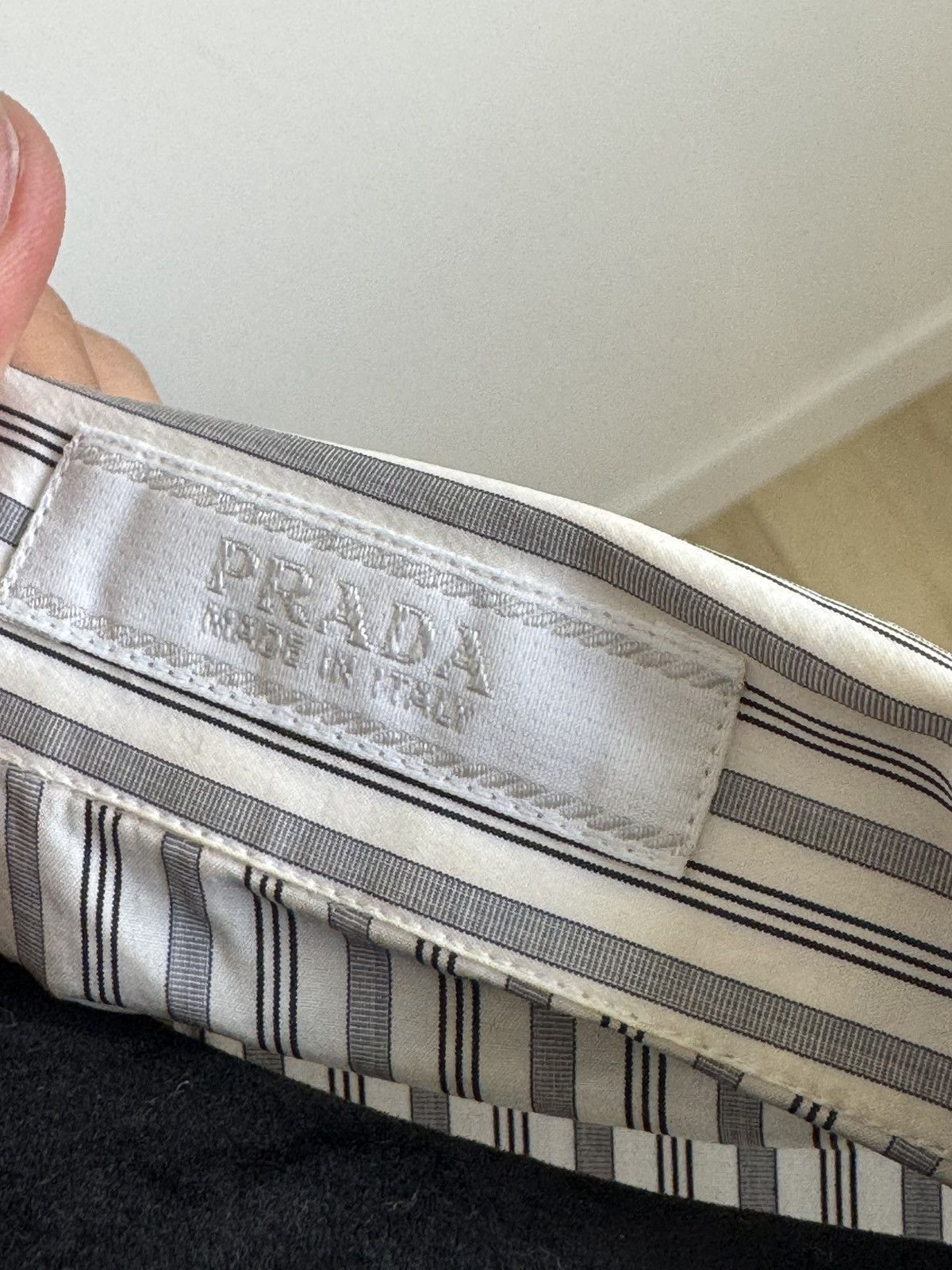 Prada Prada 2015 Runway Studded Collar Shirt Striped M Size US M / EU 48-50 / 2 - 6 Thumbnail