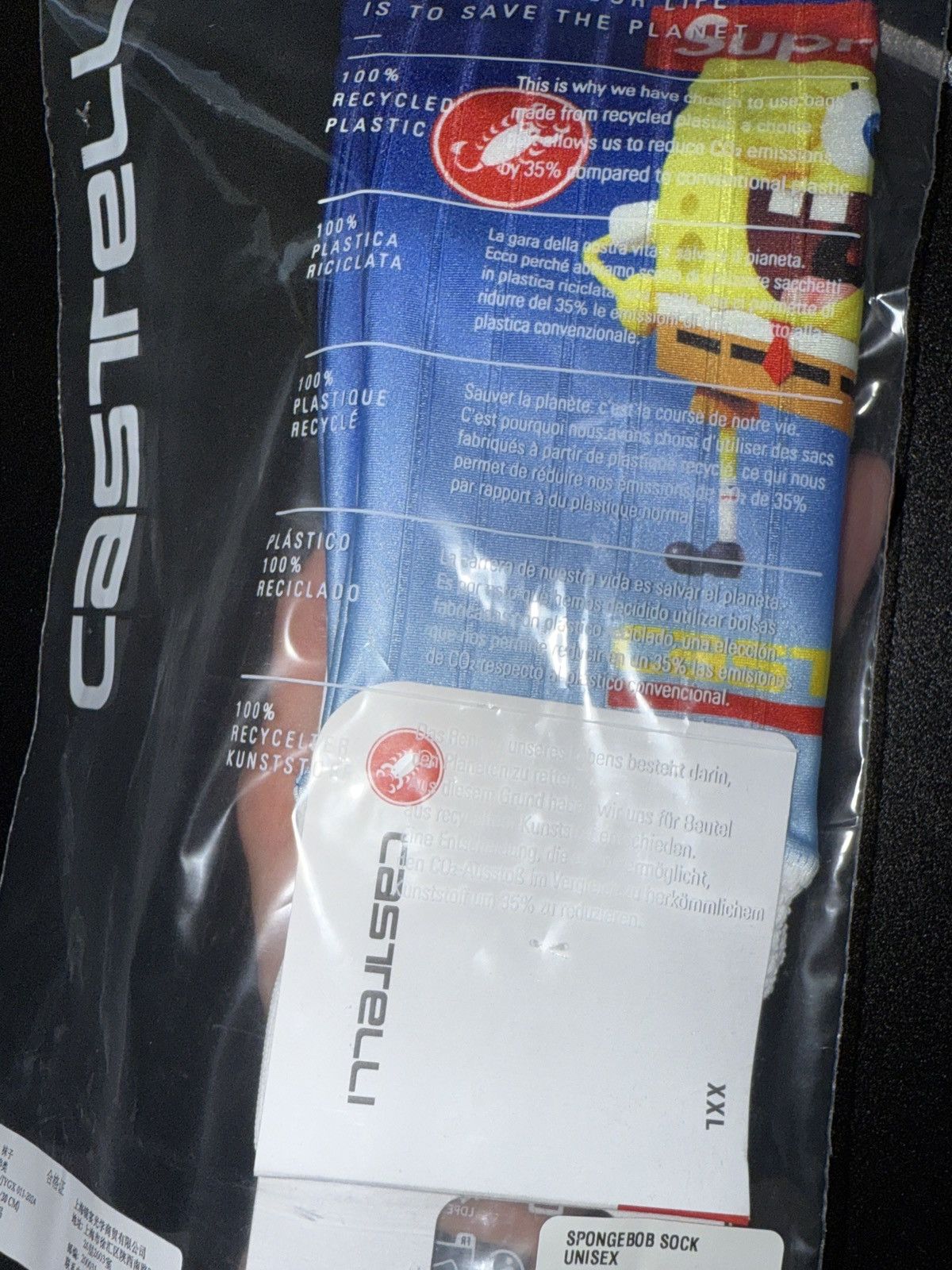 Supreme Supreme Castelli SpongeBob Socks Size ONE SIZE - 1 Thumbnail