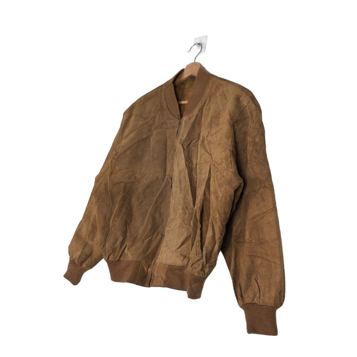 Japanese Brand 🔥Vtg Bomber Jacket Genuine Leather Japan Made Size US M / EU 48-50 / 2 - 2 Thumbnail
