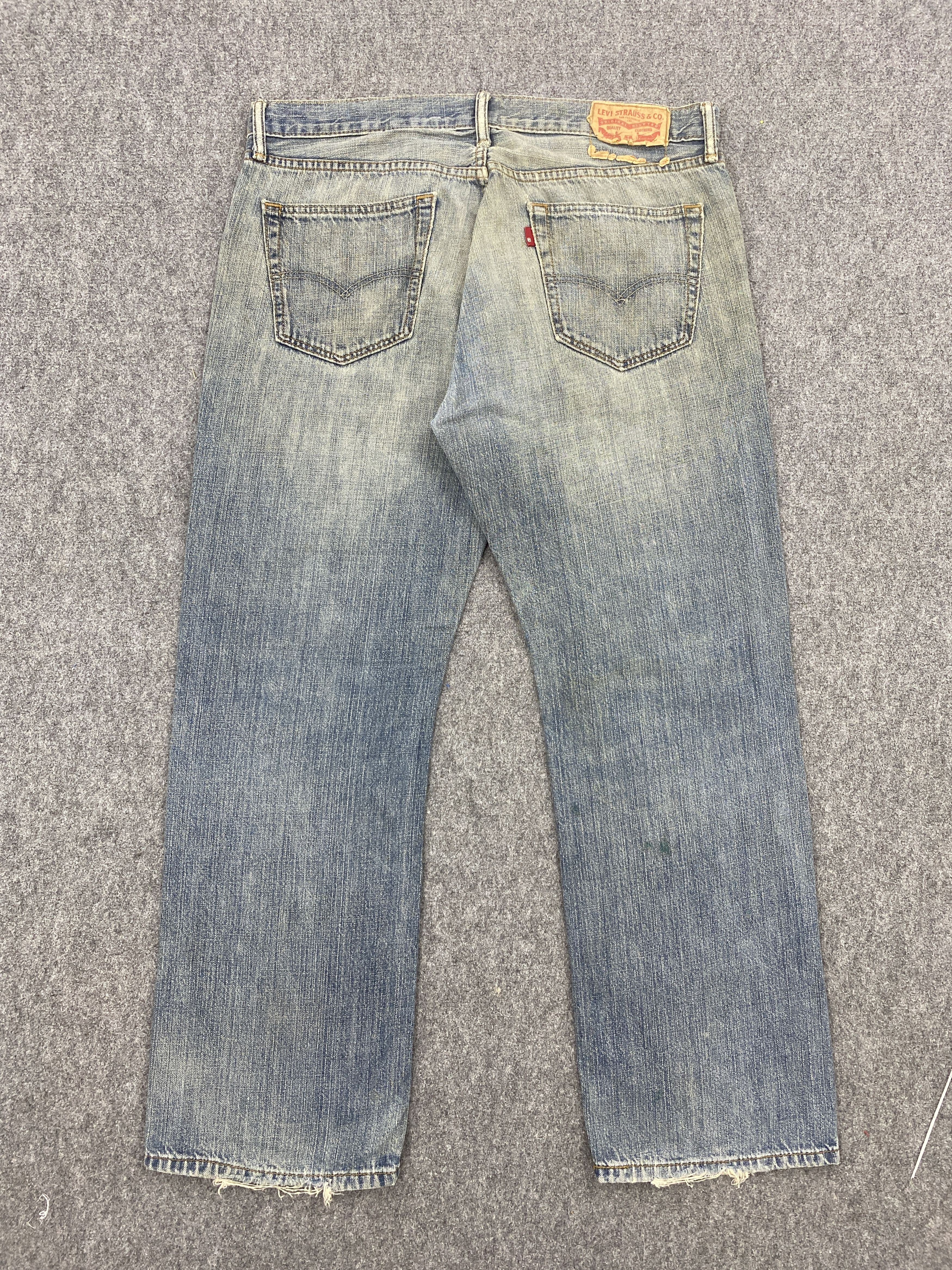 Levi's Faded Blue Vintage Levi's 559 Jeans DP2644 Size US 35 - 3 Thumbnail