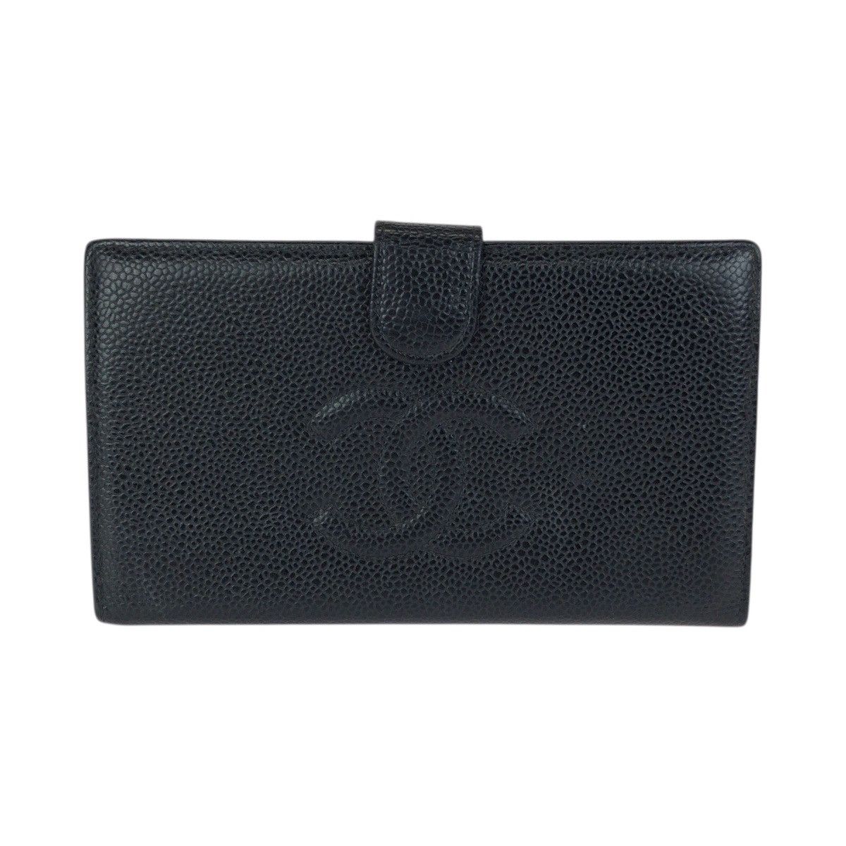 Chanel Chanel Chanel Caviar Skin Long Wallet Leather Long Wallet DUTY FREE for USA Size ONE SIZE - 1 Thumbnail