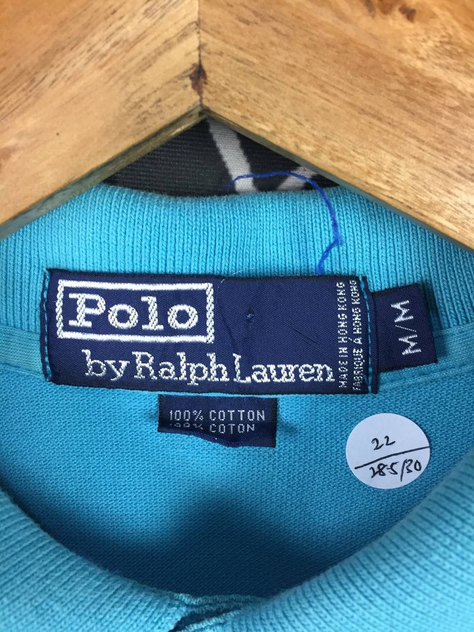 Polo Ralph Lauren Vtg Polo Ralph Lauren Pony Logo Turquoise Polo Shirt Size US M / EU 48-50 / 2 - 9 Thumbnail