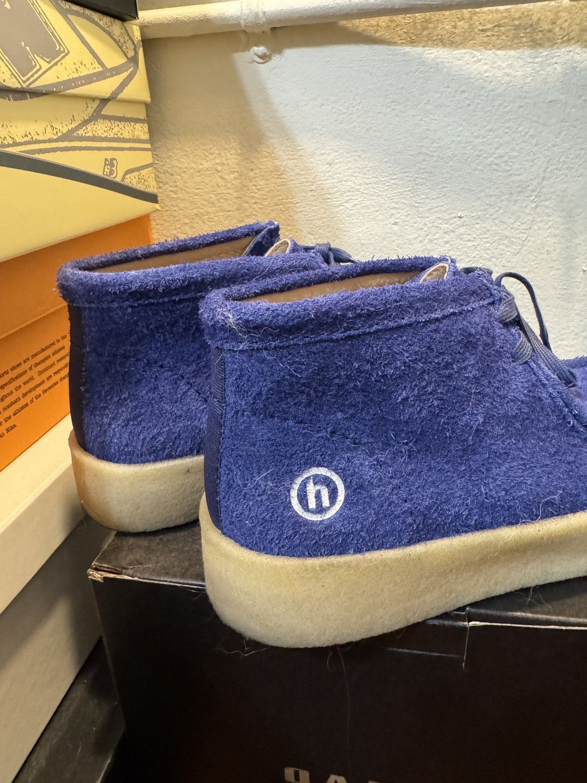 Clarks × HIDDEN Hidden NY x Clarks Wallabee Cobalt Blue Size US 10 / EU 43 - 7 Thumbnail