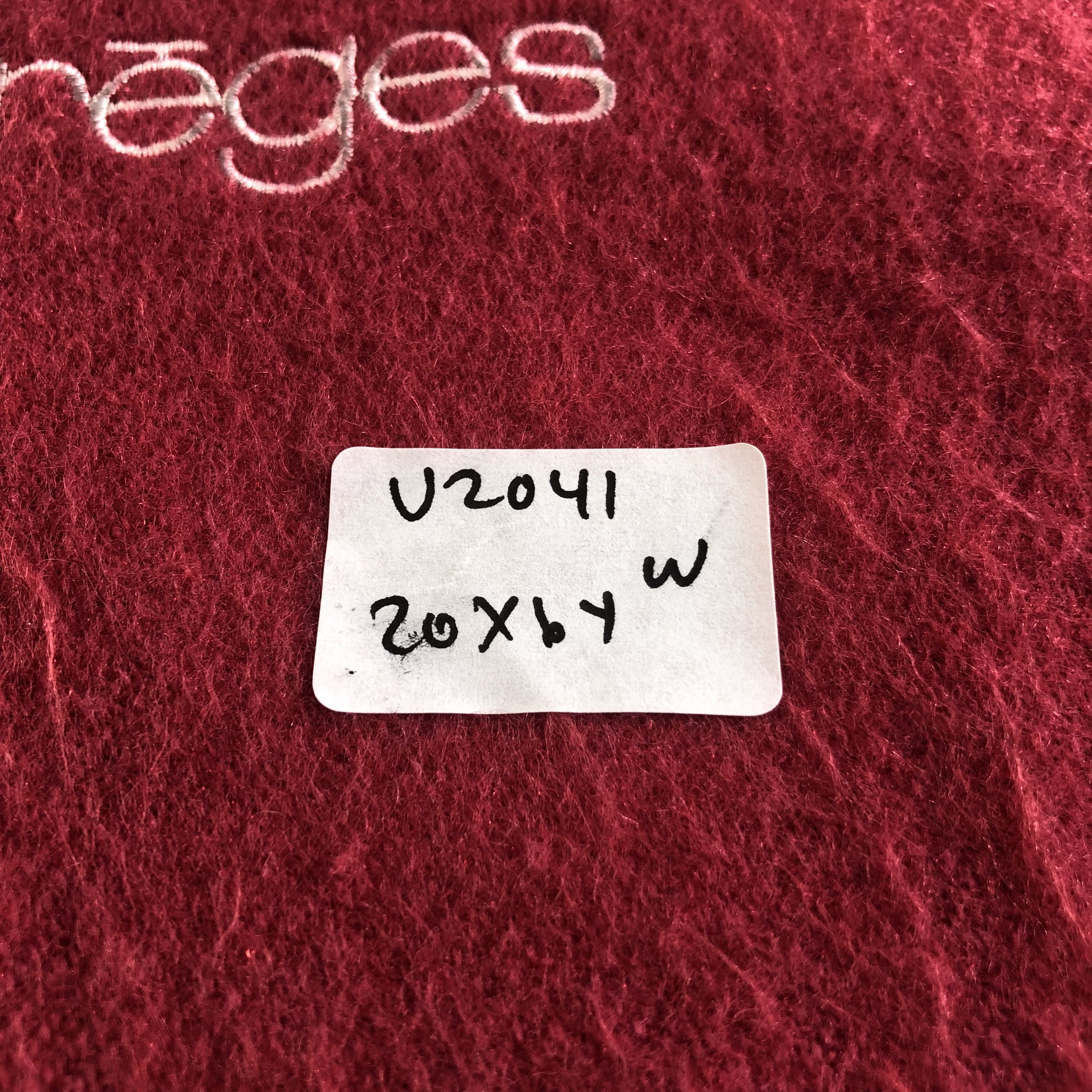 Courreges Courreges Pink Wool Scarf Muffler V2041 Size ONE SIZE - 7 Thumbnail