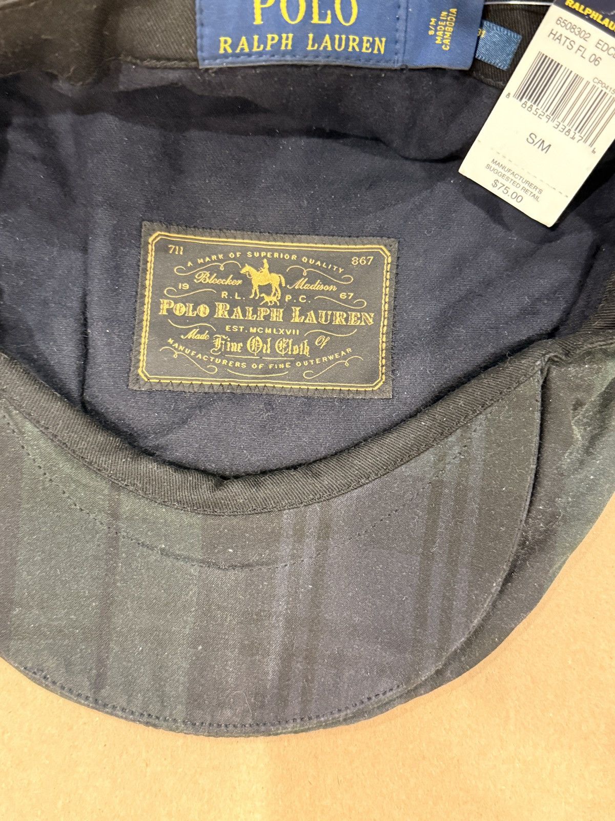 Polo Ralph Lauren Polo Ralph Lauren Newsboy Cap blue green black watch plaid Size ONE SIZE - 3 Thumbnail
