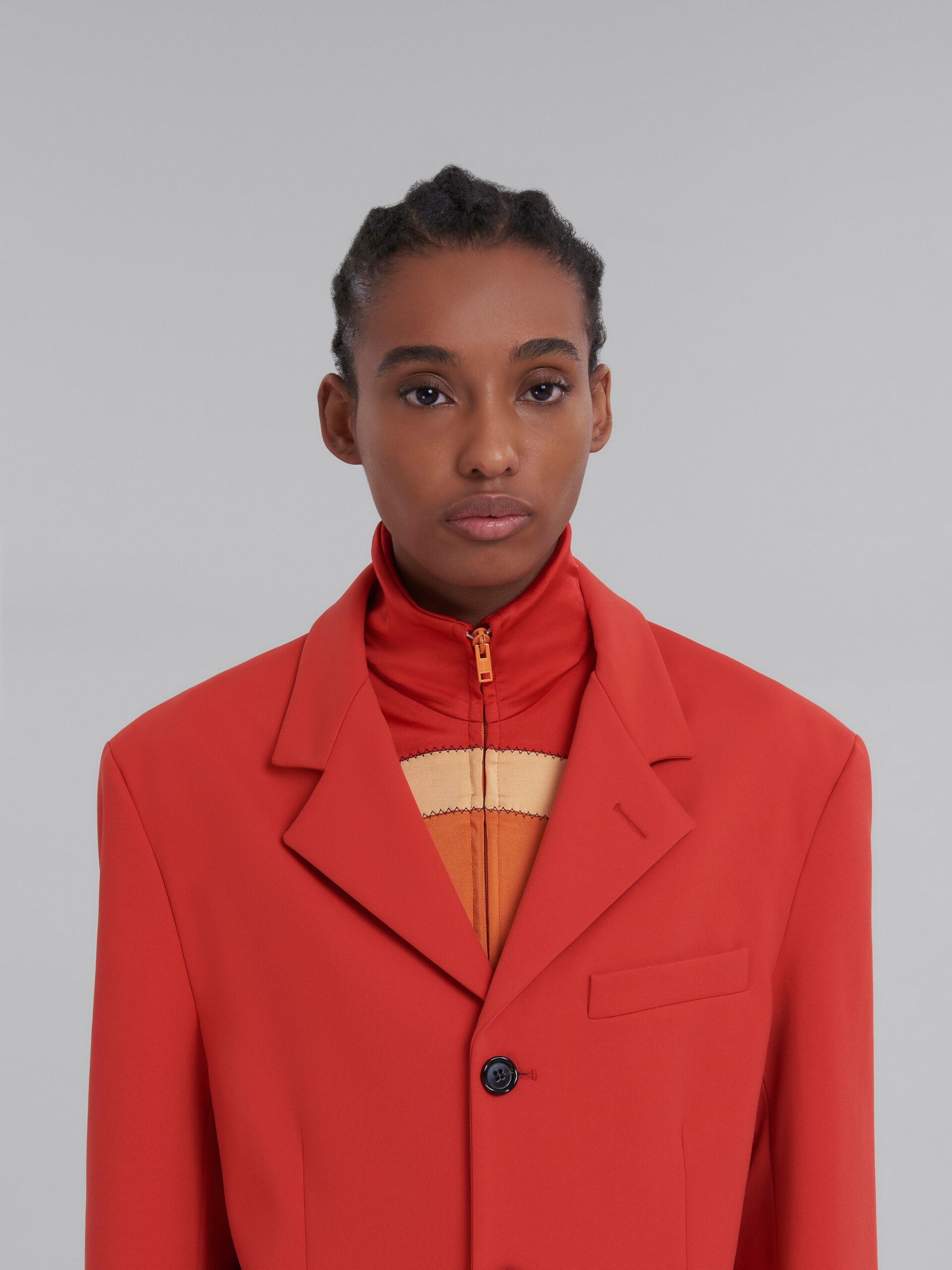 Marni o1y1025 Blazer in Tomato Red Size M / US 6-8 / IT 42-44 - 2 Thumbnail