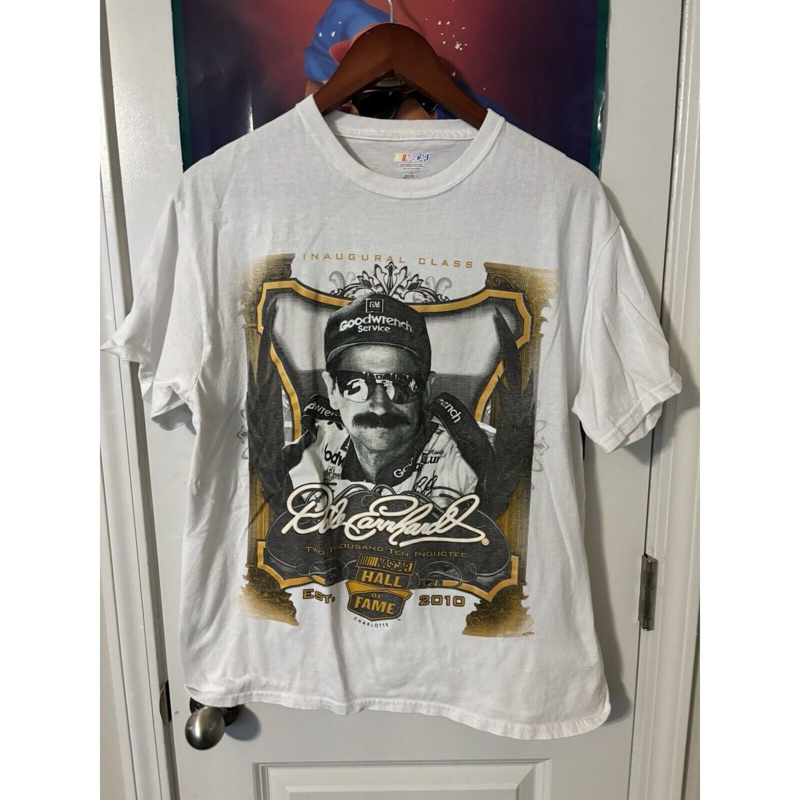 Other vintage inaugural class RIP dale nascar white T-shirt Large Size US L / EU 52-54 / 3 - 1 Thumbnail