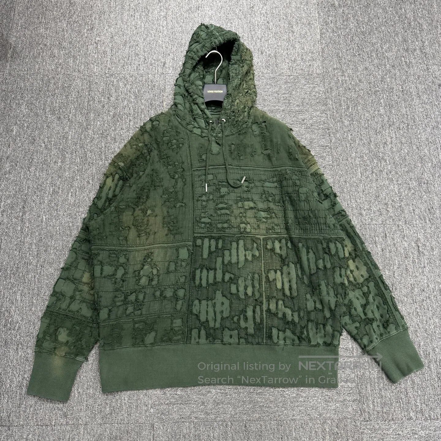 Givenchy Givenchy Faded, eroded, and aged-style hooded hoodie| Size US M / EU 48-50 / 2 - 1 Thumbnail