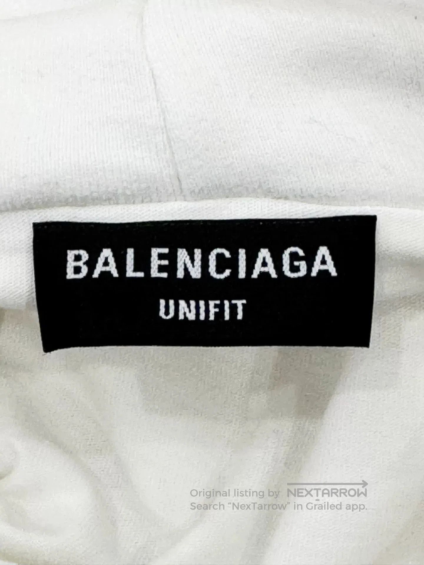 Balenciaga Distressed Graphic Hoodie Size XS.