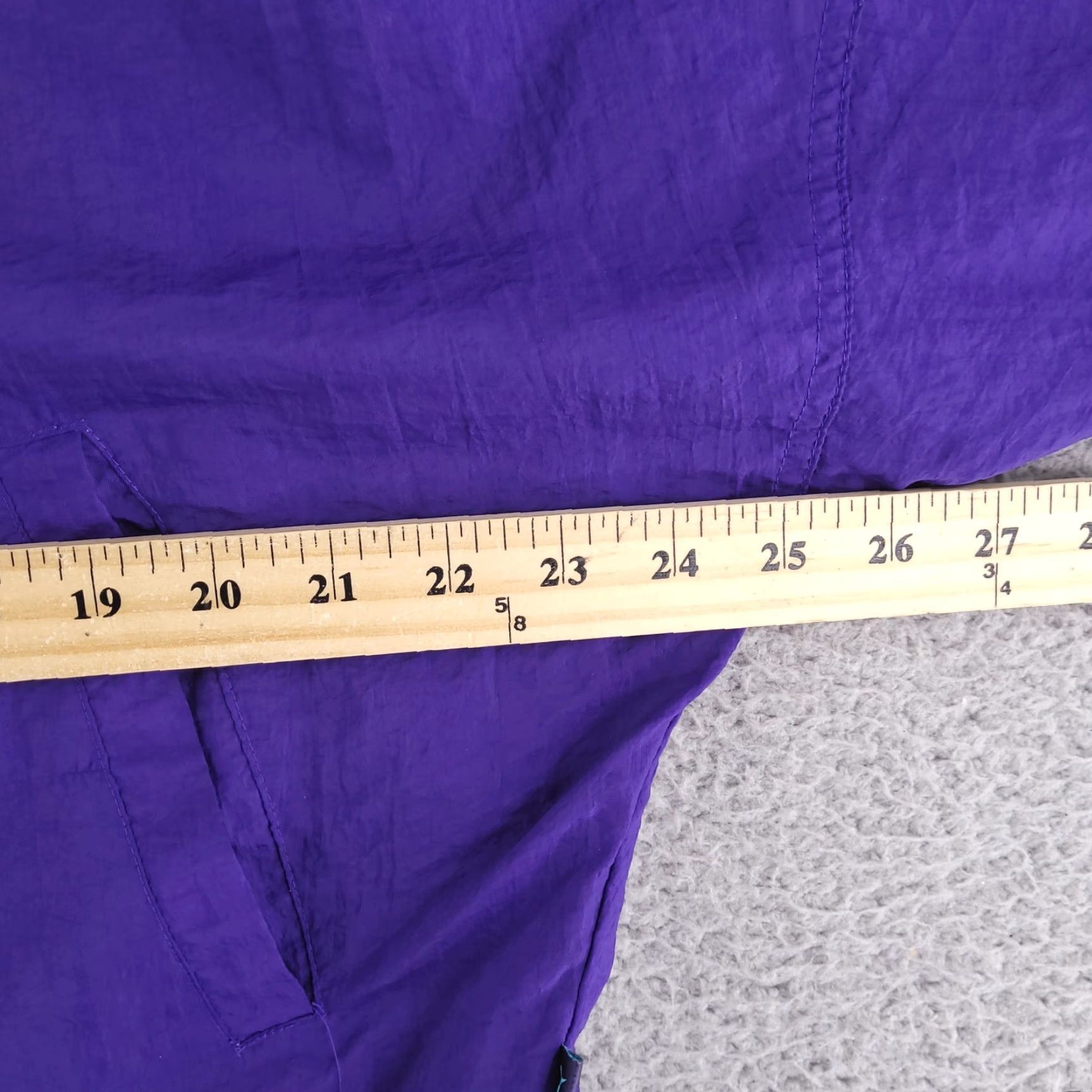 Puma VINTAGE PUMA Jacket Mens M Purple Windbreaker 90s Baggy Fit Regular Nylon Solid Size US M / EU 48-50 / 2 - 6 Thumbnail