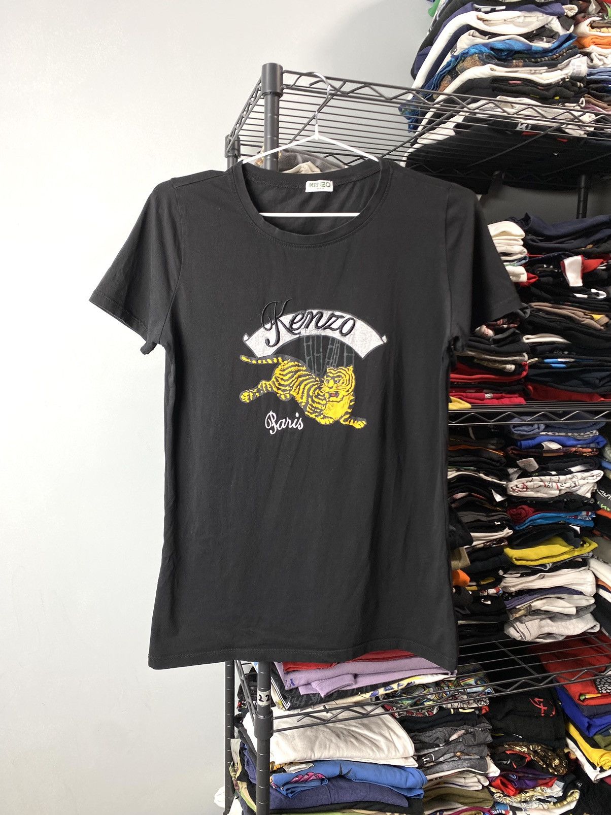 Kenzo Kenzo Paris Tiger Print T Shirt Size S / US 4 / IT 40 - 1 Thumbnail