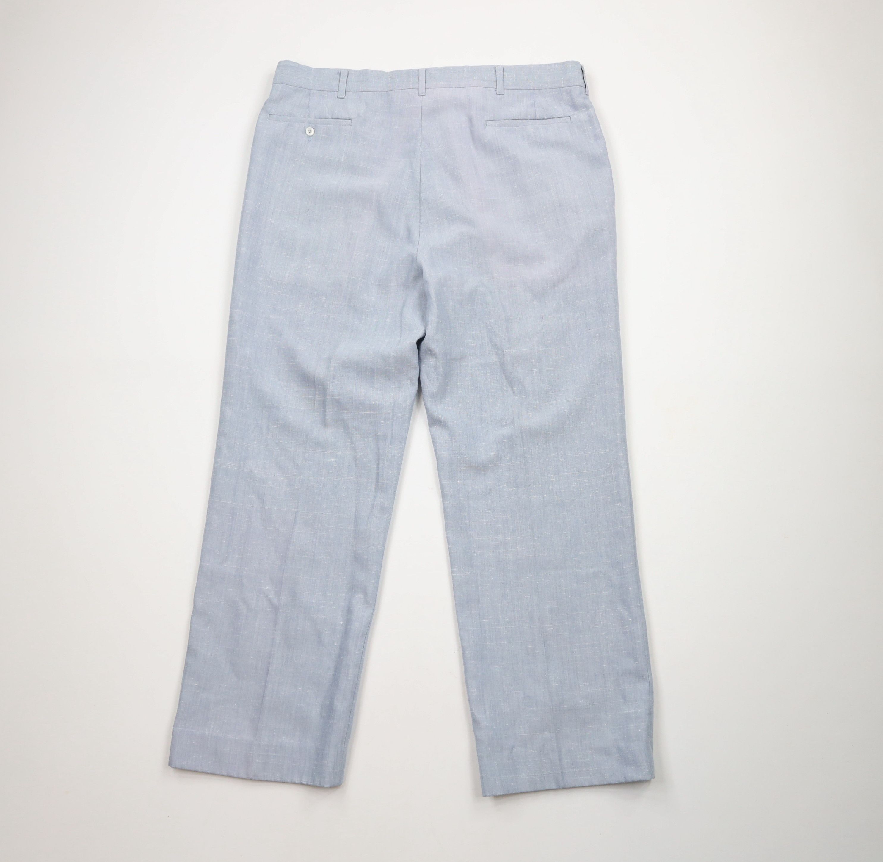 Vintage Vintage 70s Rockabilly Atomic Fleck Wide Leg Chino Pants USA Size US 36 / EU 52 - 10 Thumbnail