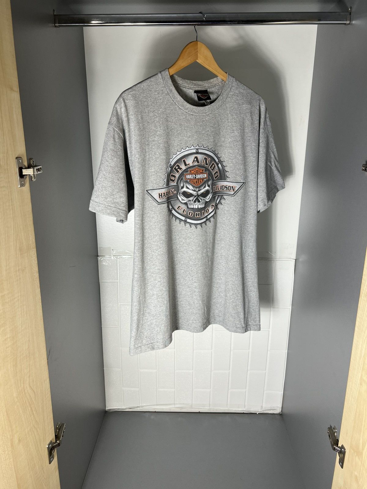 Harley Davidson VINTAGE HARLEY DAVIDSON MOTORCYCLE ORLANDO FLORIDA RETRO 90s Size US XL / EU 56 / 4 - 3 Thumbnail