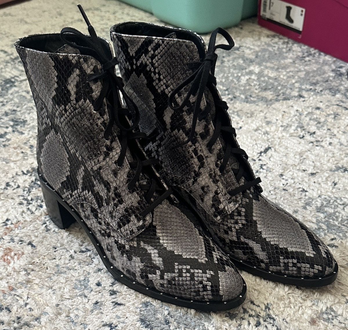 FREDA SALVADOR NWOT snakeskin bootie Size US 6 / IT 36 - 1 Thumbnail