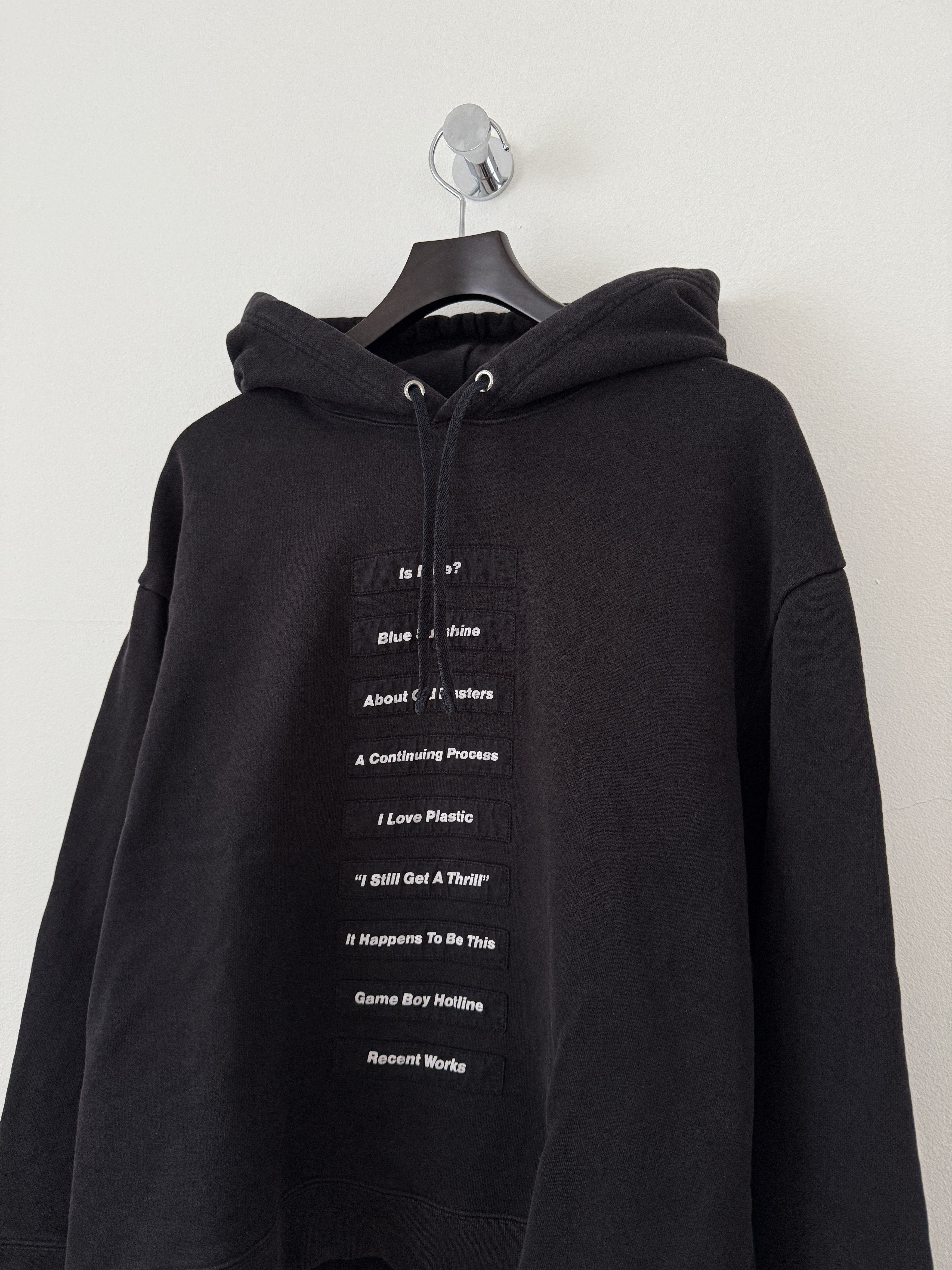 Raf Simons SS18 Poem Patch Joy Division Hoodie Size US S / EU 44-46 / 1 - 4 Thumbnail