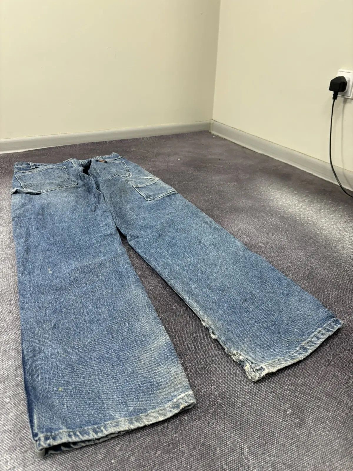 Dickies × Vintage Vintage Dickies Y2K Faded Blue Work Hype Denim Jeans Size US 32 / EU 48 - 3 Thumbnail