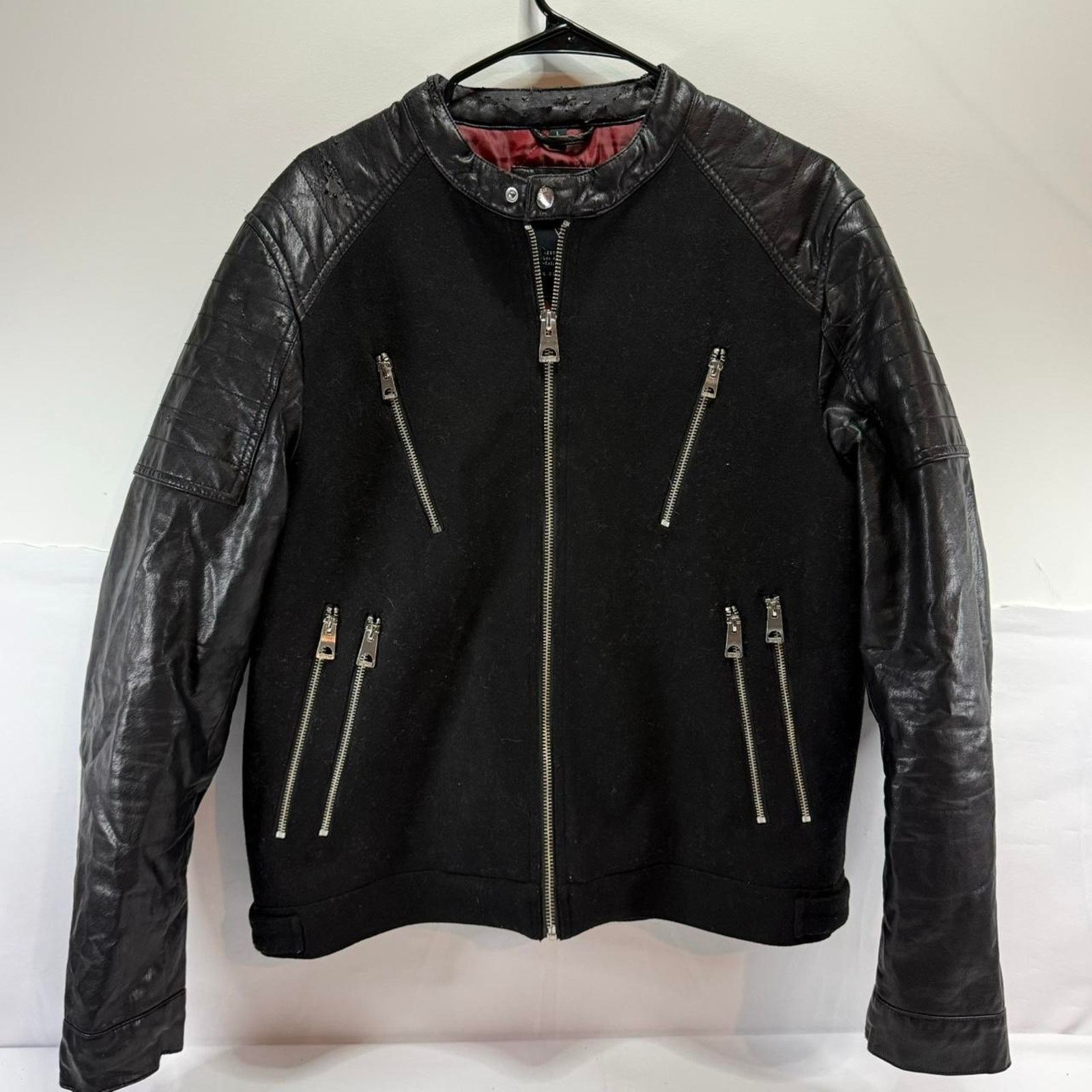 Guess Guess Vintage Men’s Biker Jacket size XL. Size US XL / EU 56 / 4 - 1 Thumbnail