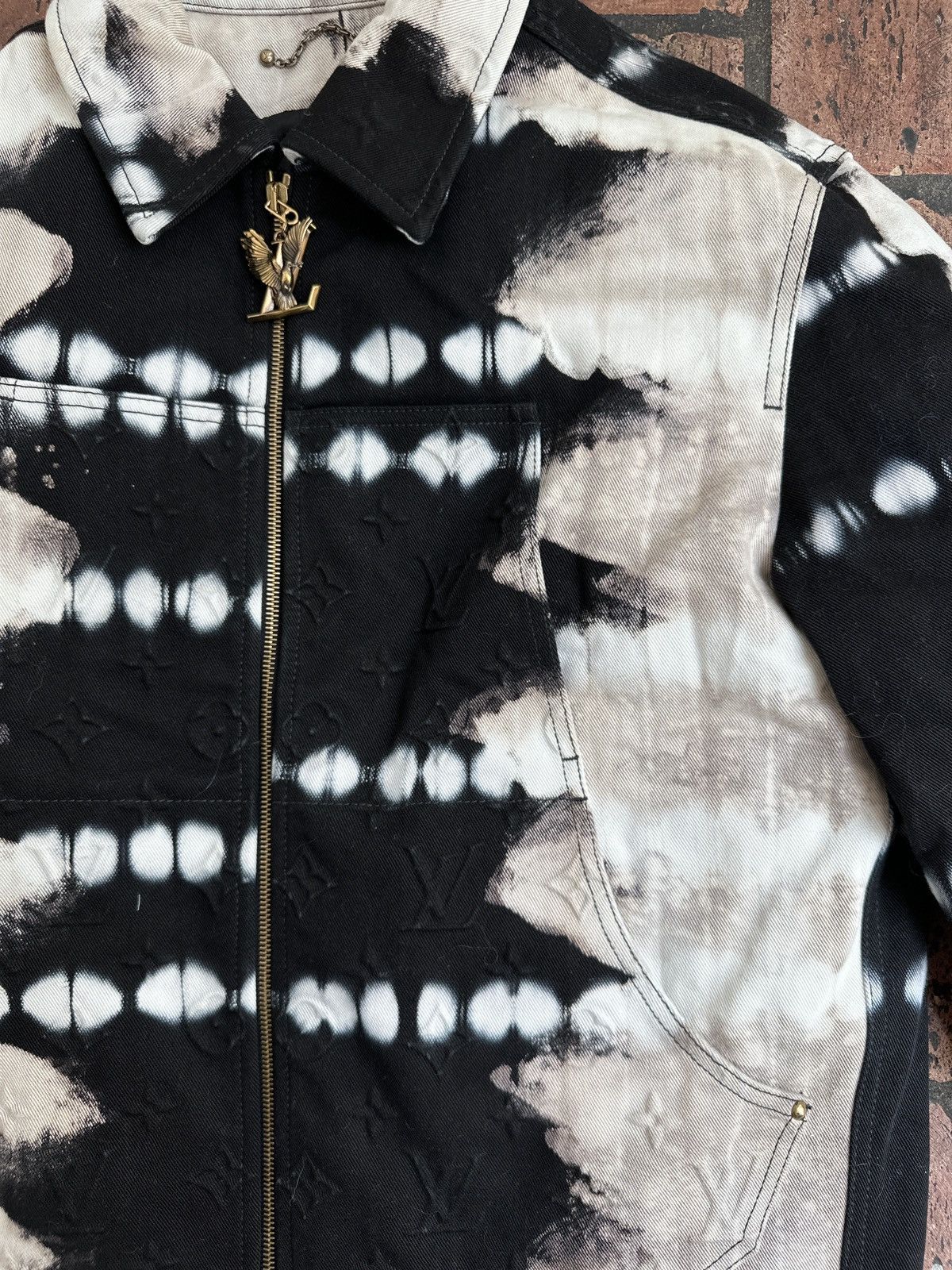 Louis Vuitton Louis Vuitton Tie Dye Denim Jacket Size US S / EU 44-46 / 1 - 3 Thumbnail
