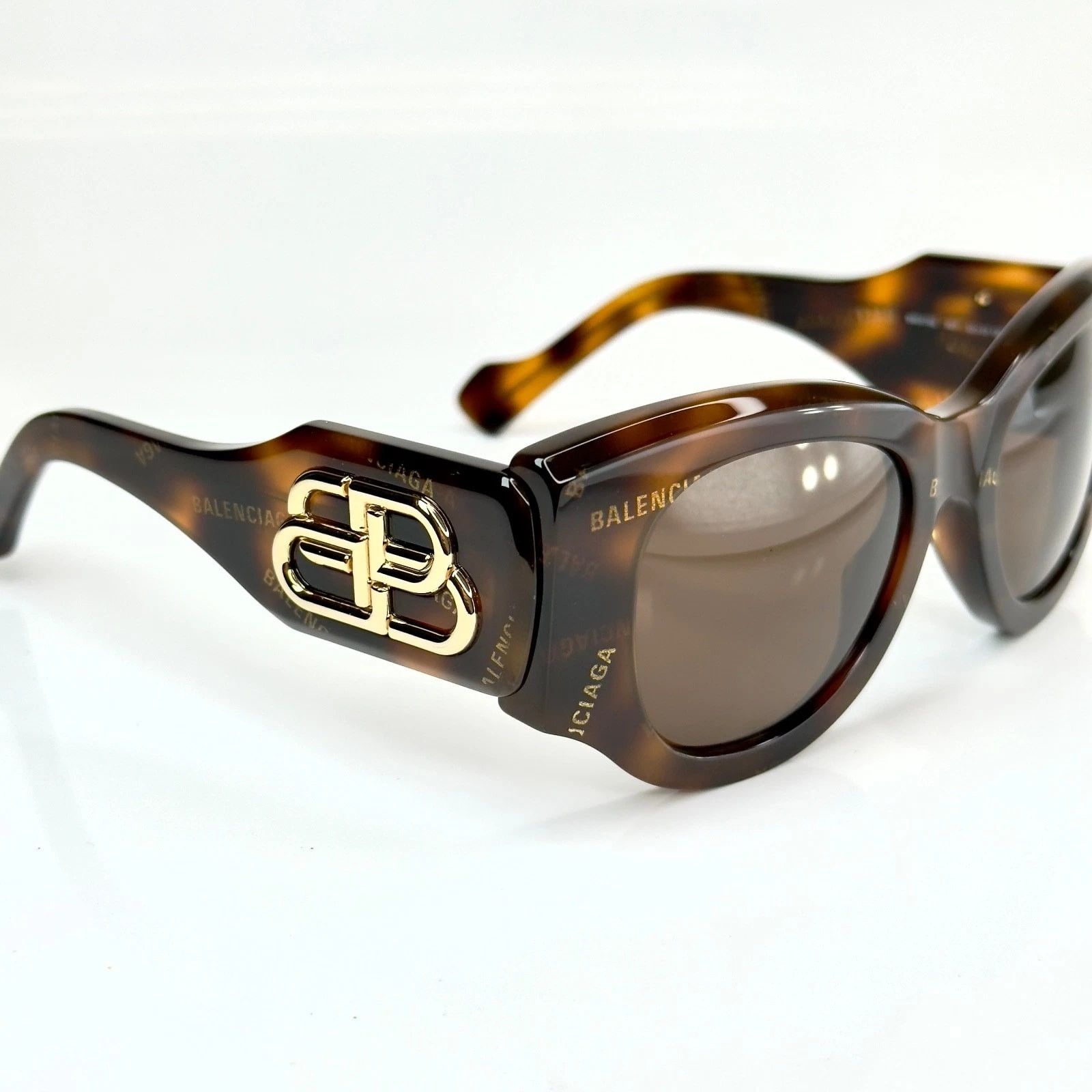 Balenciaga BALENCIAGA BB0070S PARIS CAT 0070 007 Chunky Sunglasses Size ONE SIZE - 4 Thumbnail