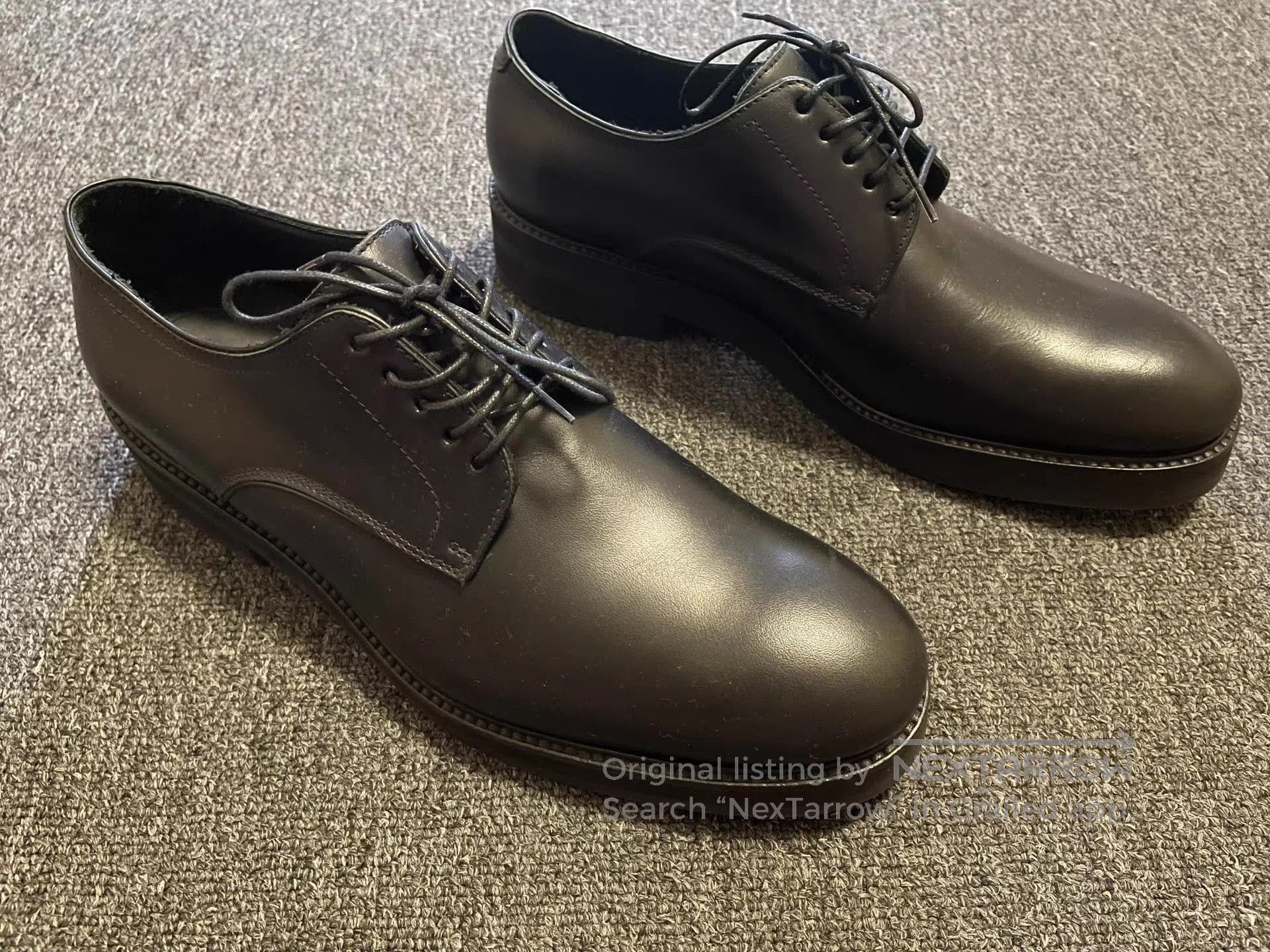 Dsquared2 Black Formal Leather Lace. Size US 9 / EU 42 - 1 Thumbnail