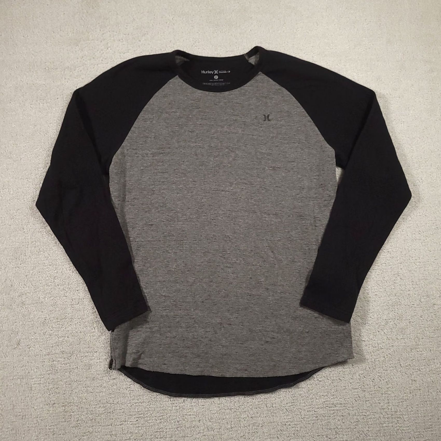 Hurley Hurley x Buckle Raglan Long Sleeve Shirt Men’s L Gray Black Size US L / EU 52-54 / 3 - 2 Thumbnail