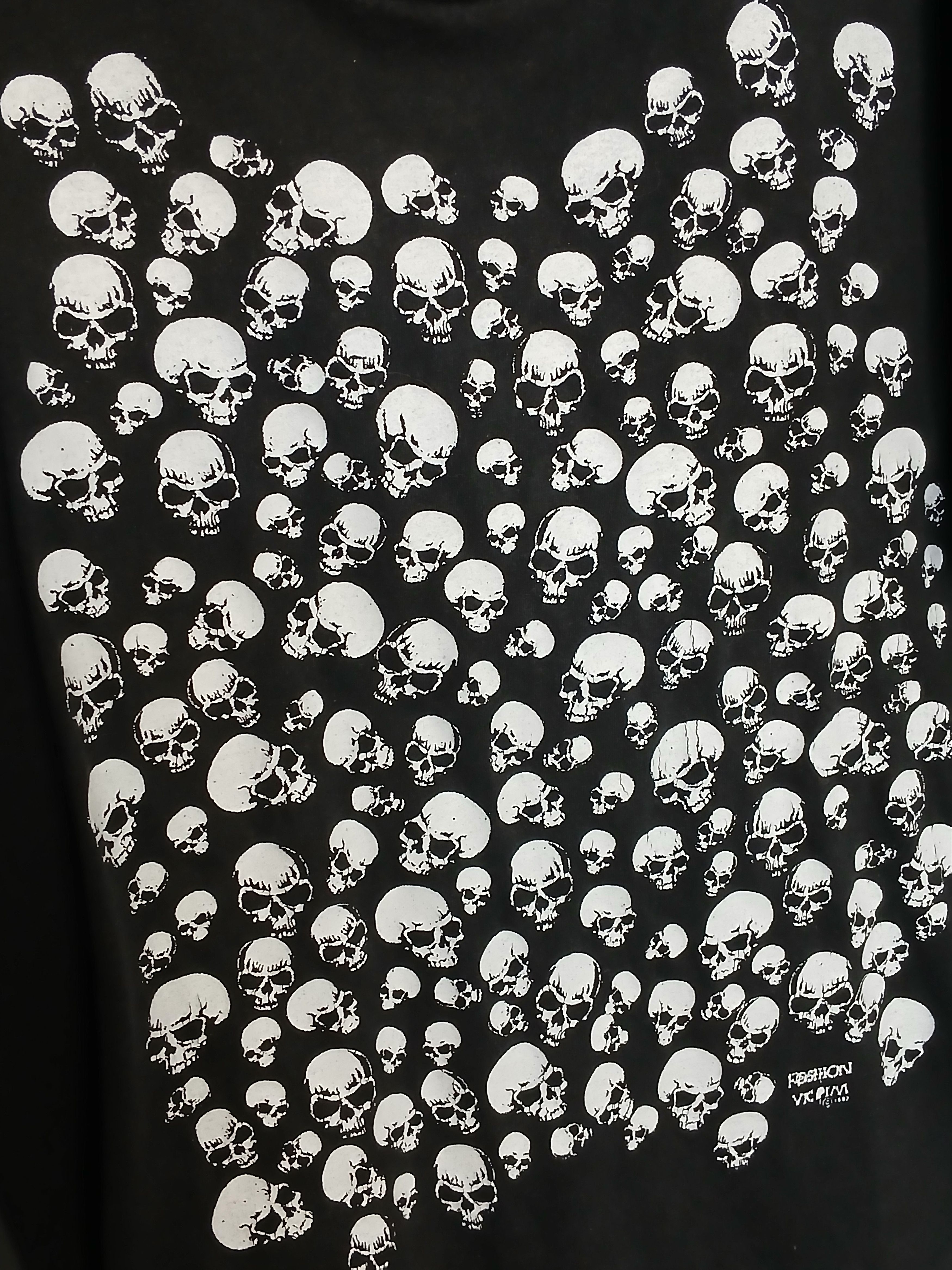Fashion Victim × Vintage Vintage Fashion Victim Skulls Single Stitch T-Shirt Size US M / EU 48-50 / 2 - 3 Thumbnail