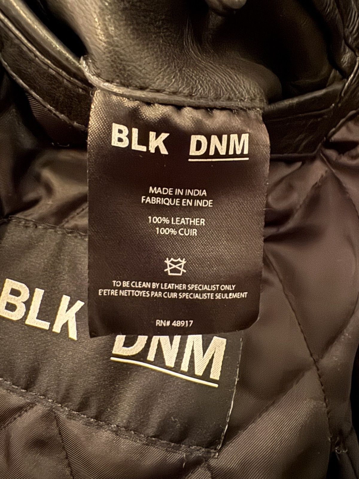Blk Dnm BLK DNM Leather Jacket 5 | L | Black Size US L / EU 52-54 / 3 - 8 Thumbnail