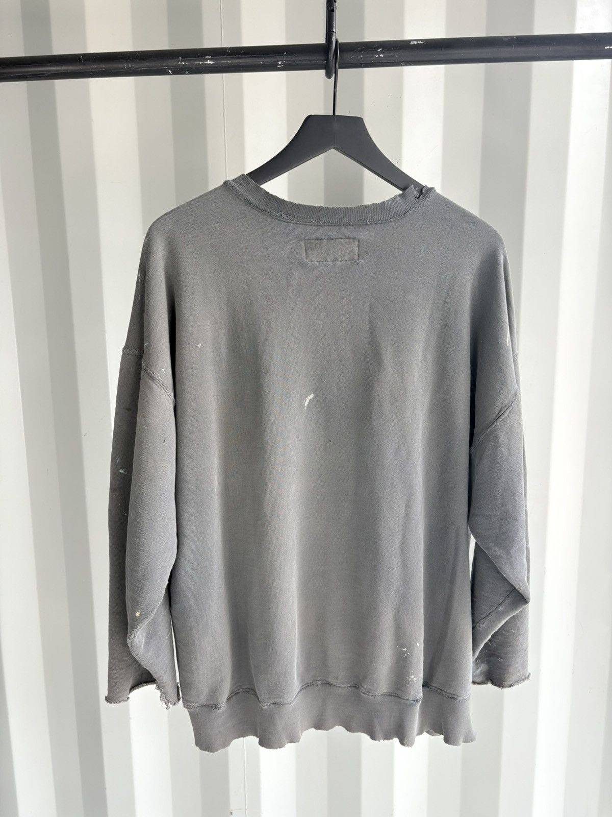 Vintage Vintage Thrashed Distressed Faded Sweatshirt Grunge Boxy Size US XL / EU 56 / 4 - 4 Thumbnail