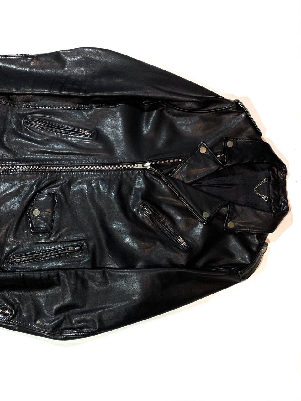 Sandro Sandro Paris Men Black Leather Jacket Biker Motorcycle Size US S / EU 44-46 / 1 - 6 Thumbnail