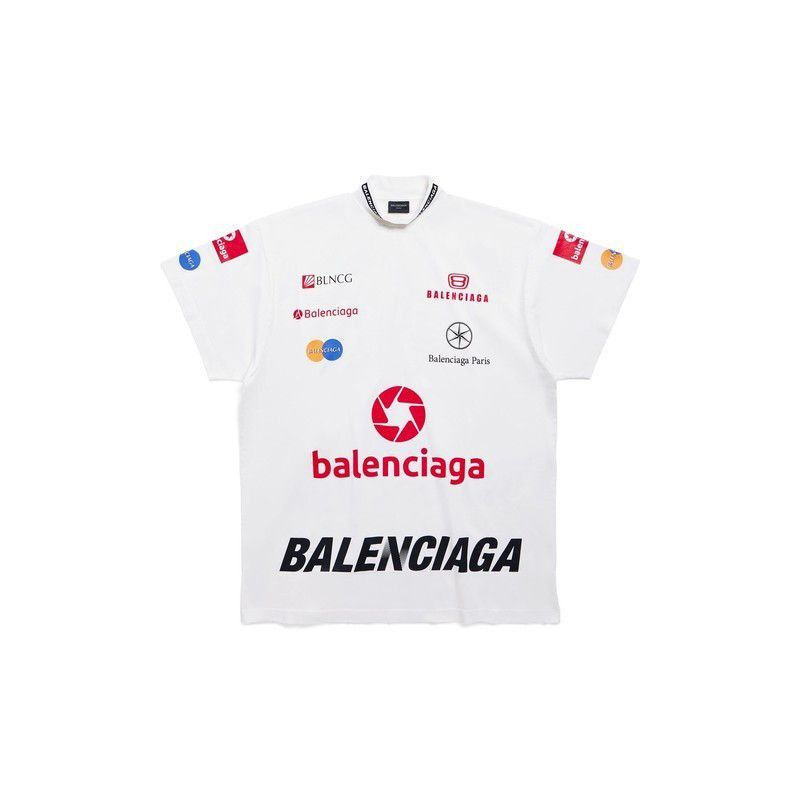 Top League T-Shirt Oversized in White