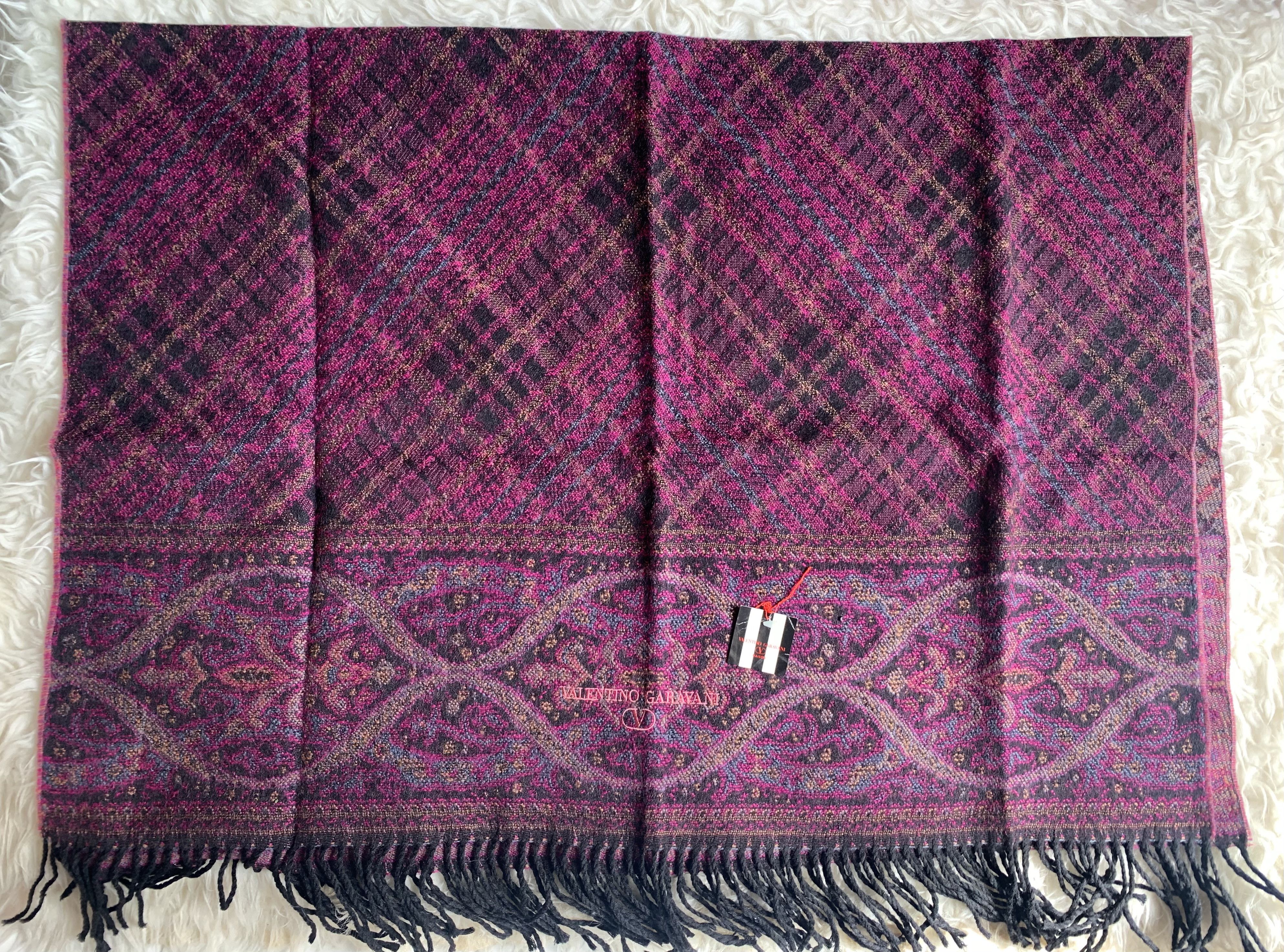 Valentino Valentino Garavani Multicolor Muffler Scarf Size ONE SIZE - 1 Thumbnail